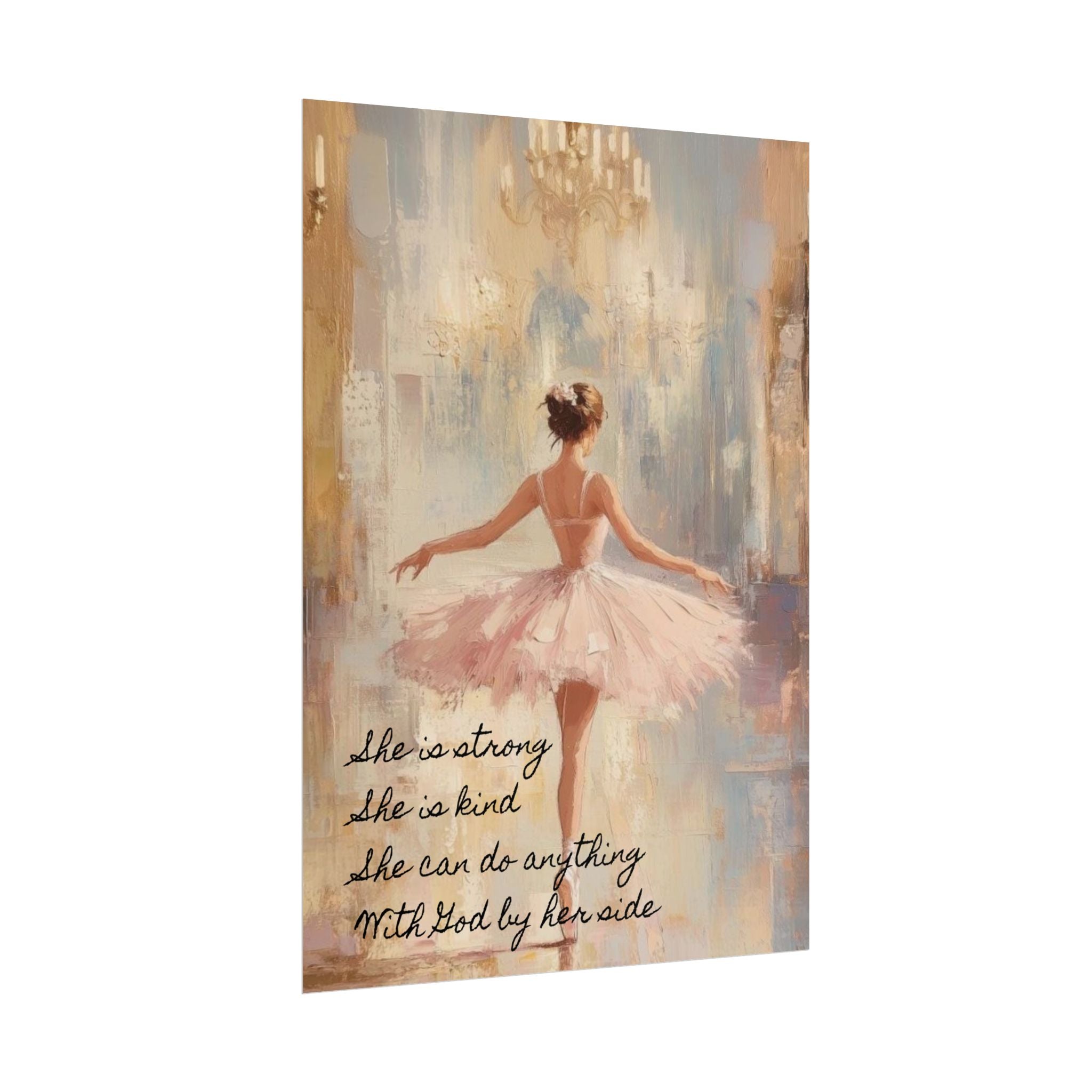 She Is Strong Unframed Poster