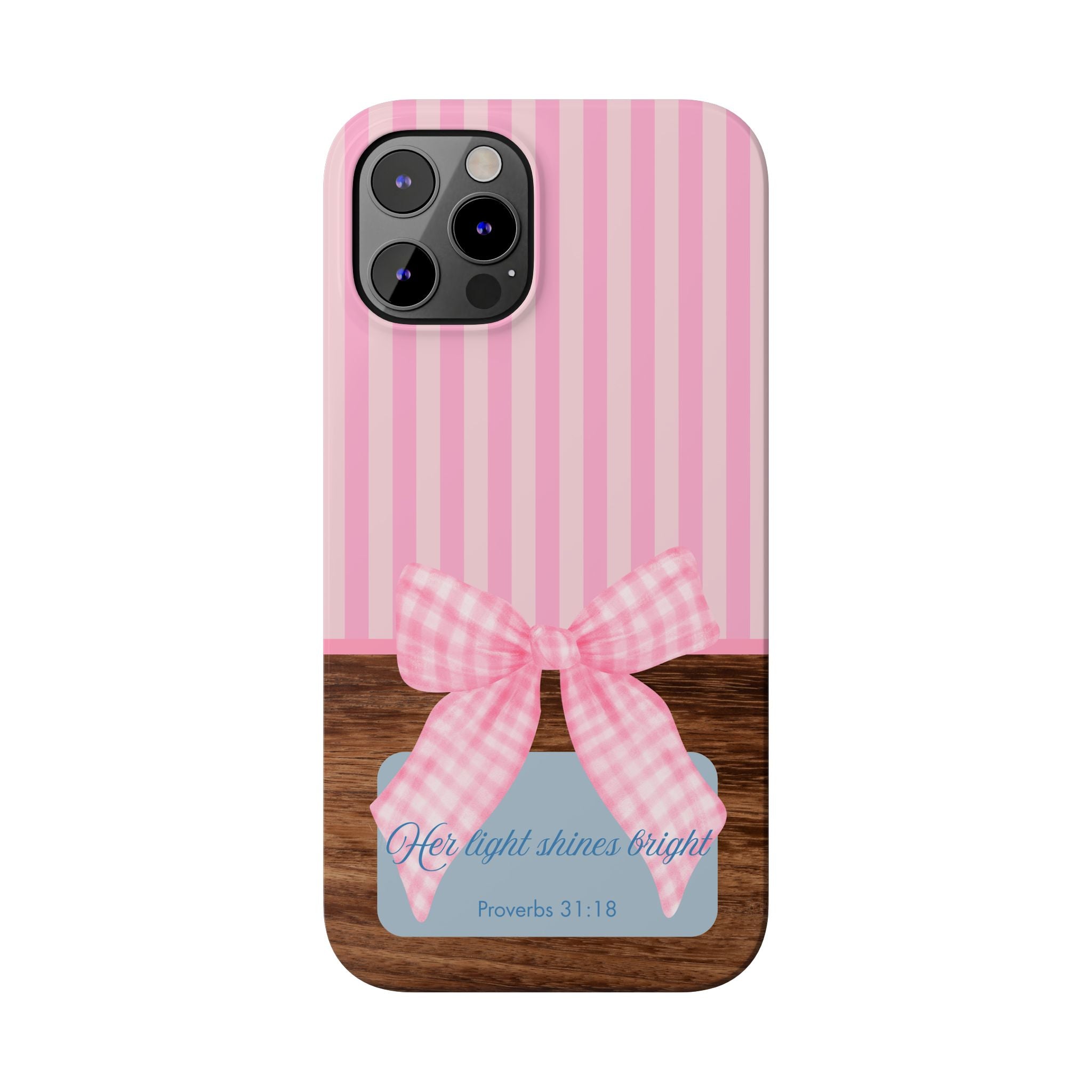 Her Light Shines Bright iPhone Case