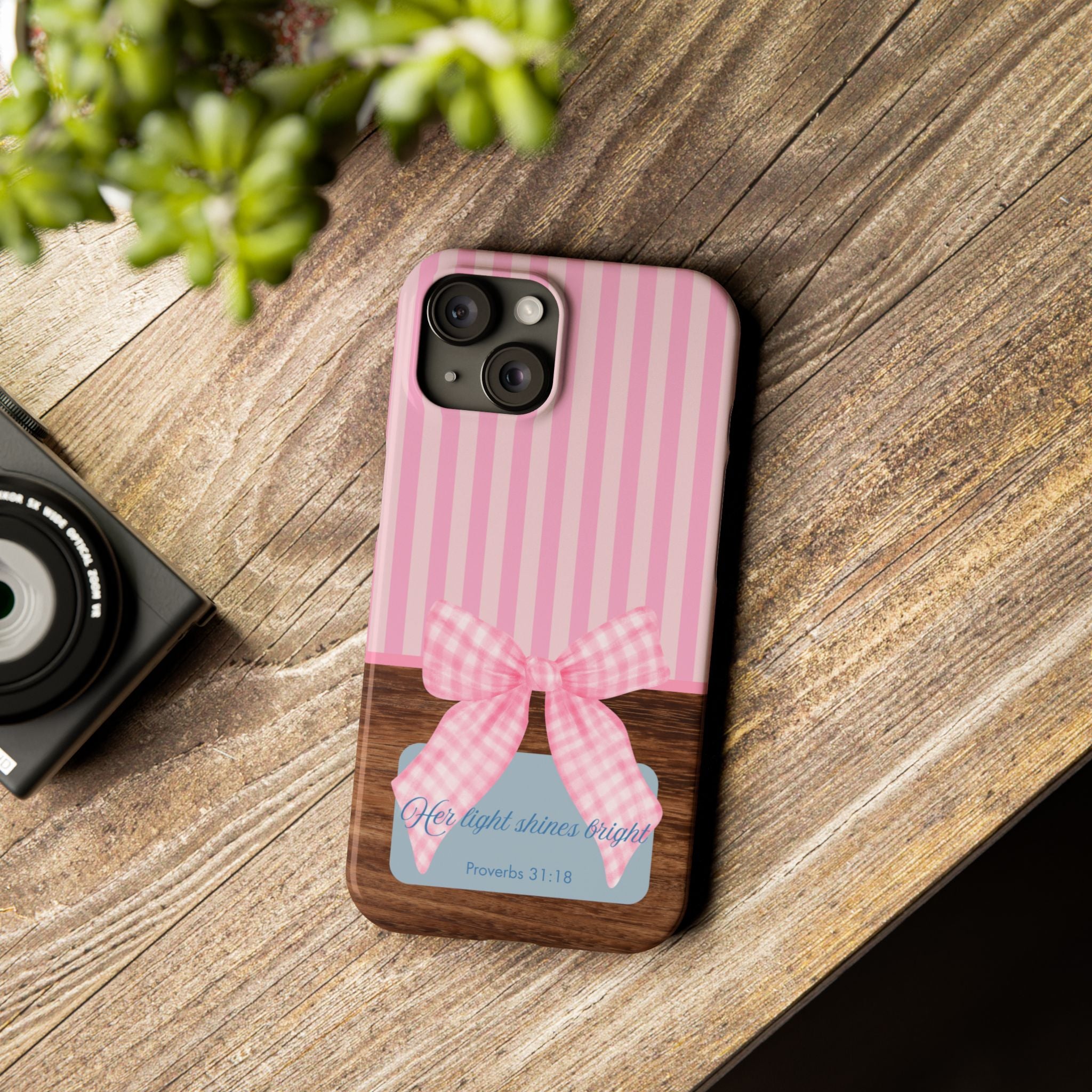 Her Light Shines Bright iPhone Case