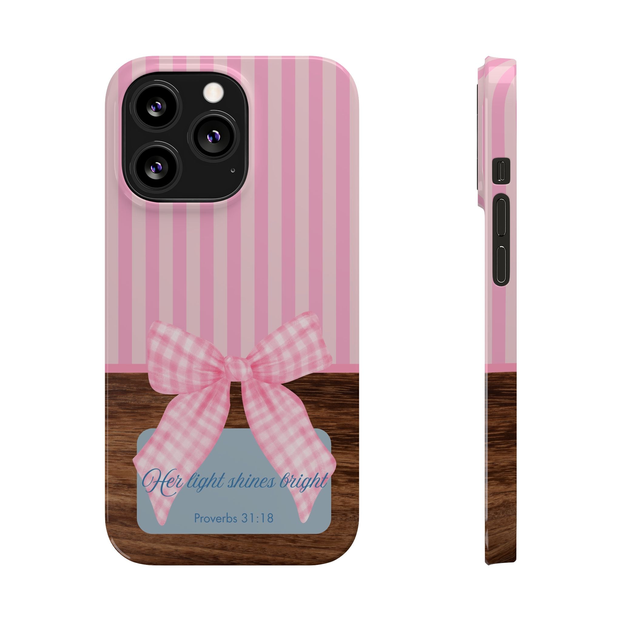 Her Light Shines Bright iPhone Case