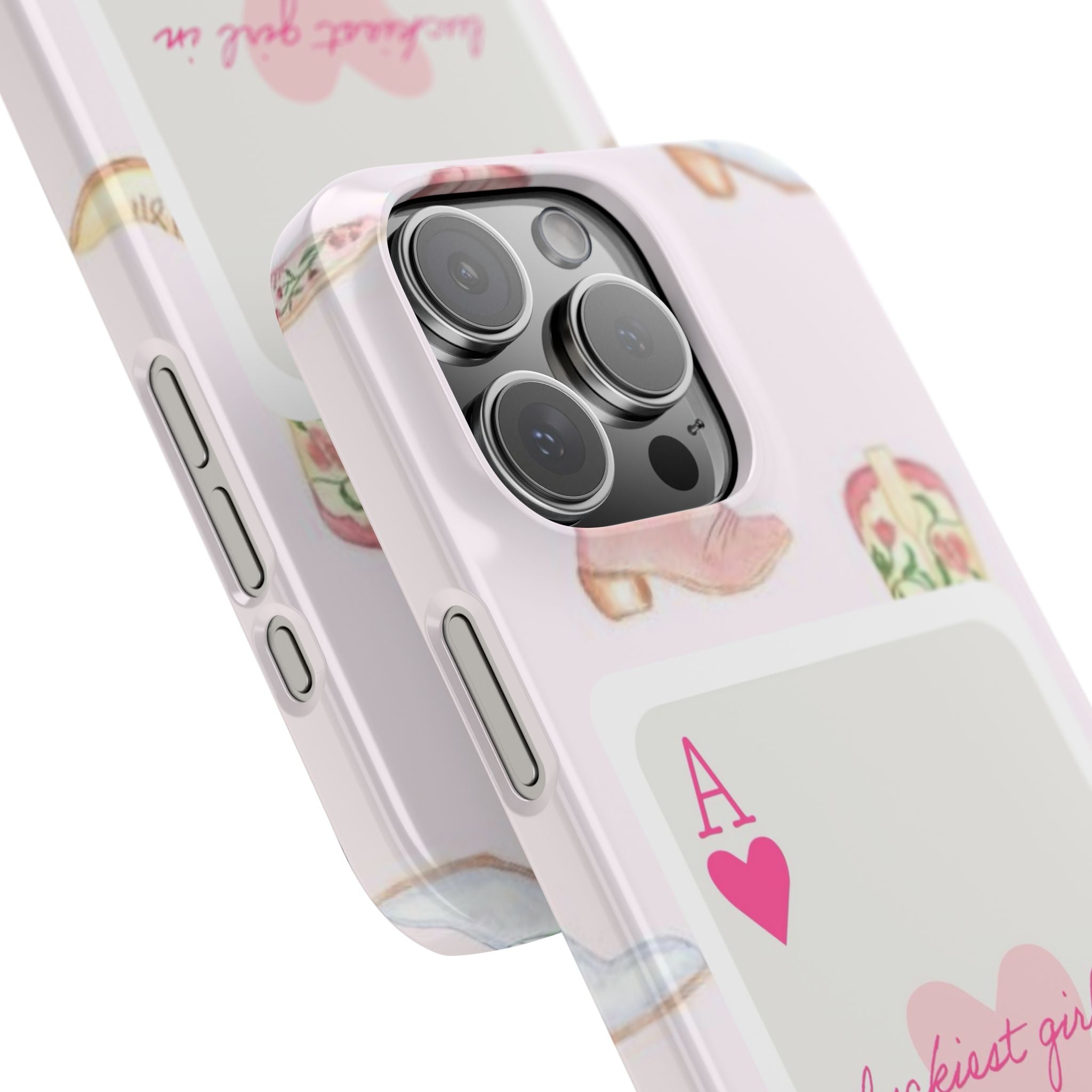 Luckiest Girl In The World iPhone Case