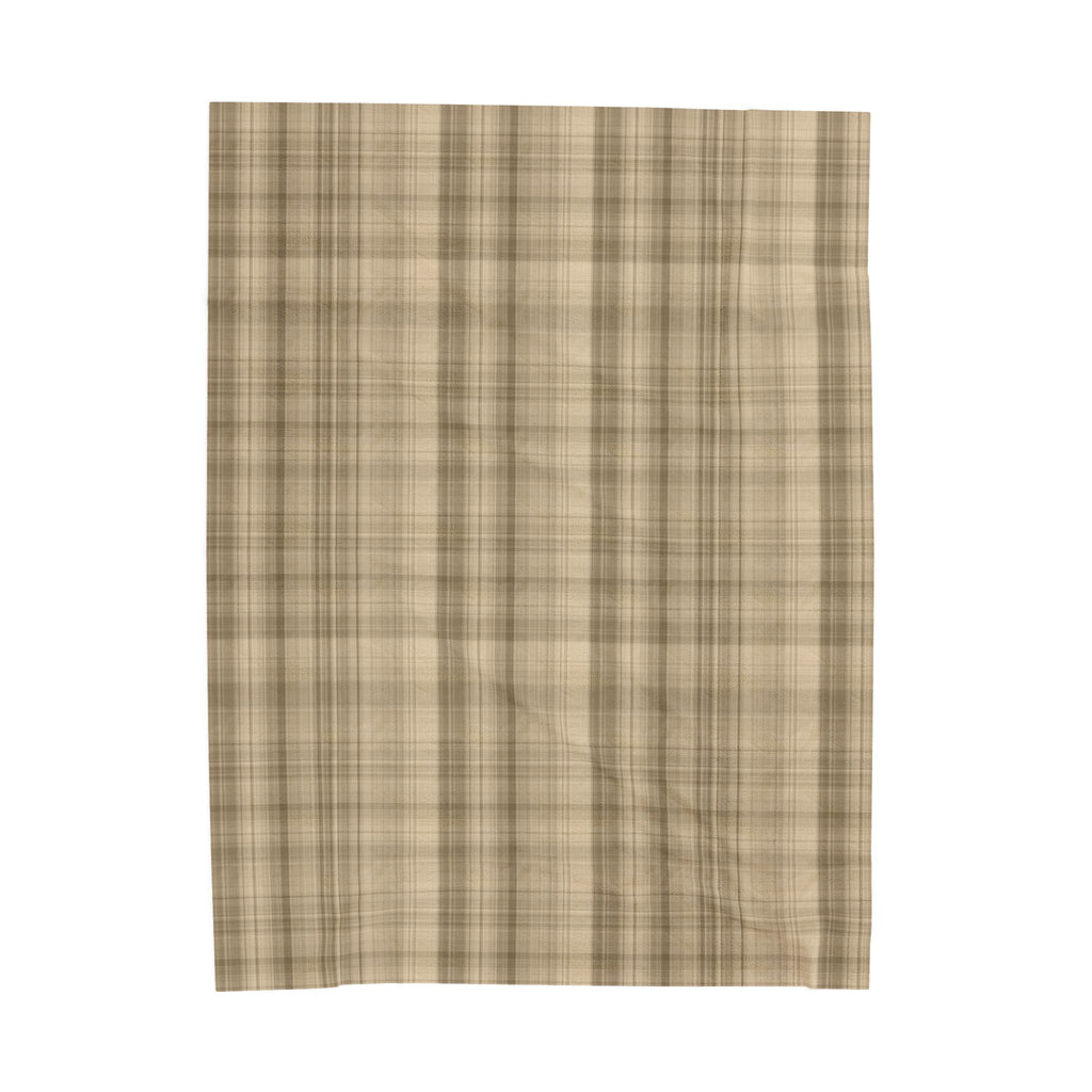 Beige Oversized Throw Blanket By Little Grace co.