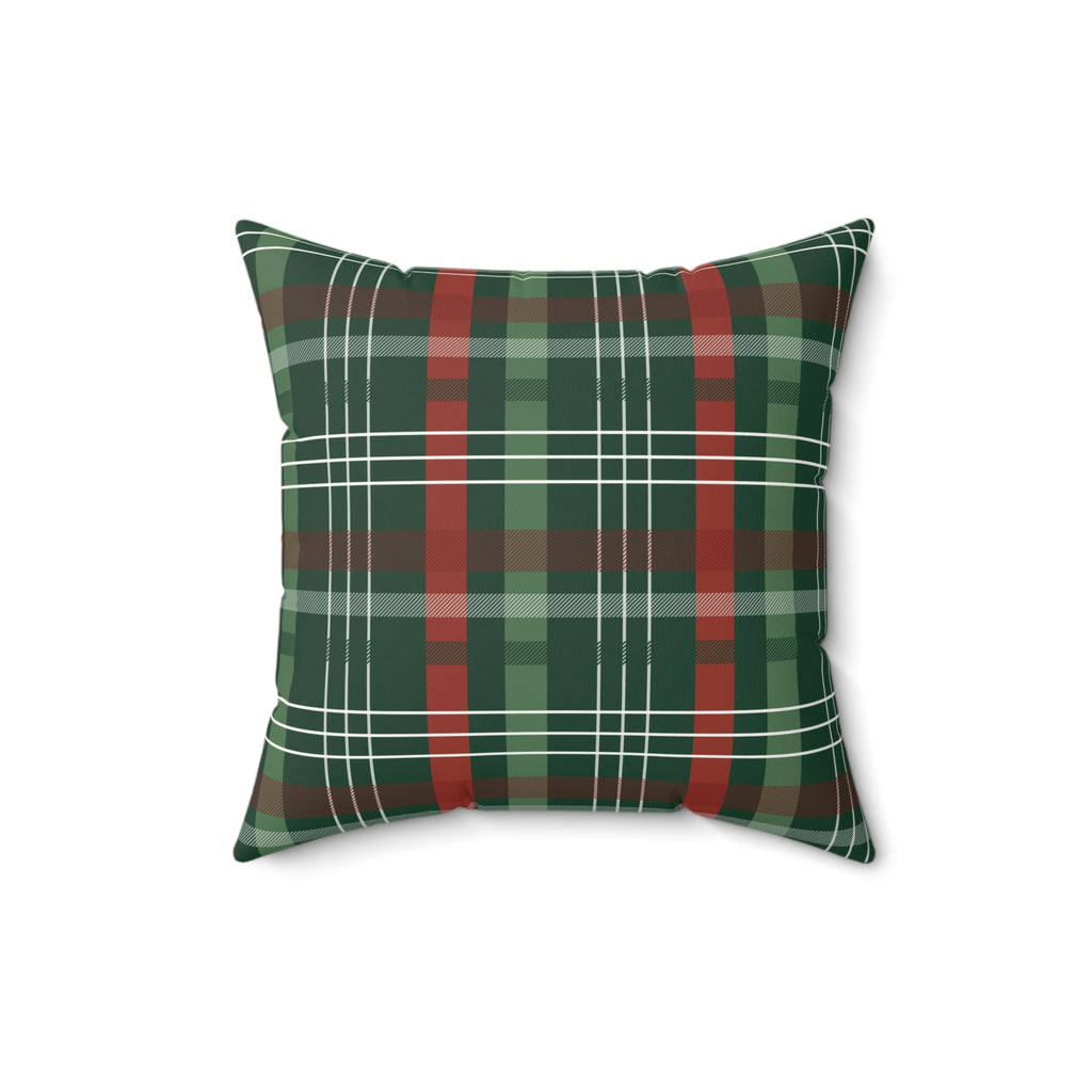 Red & Green Plaid Pillow