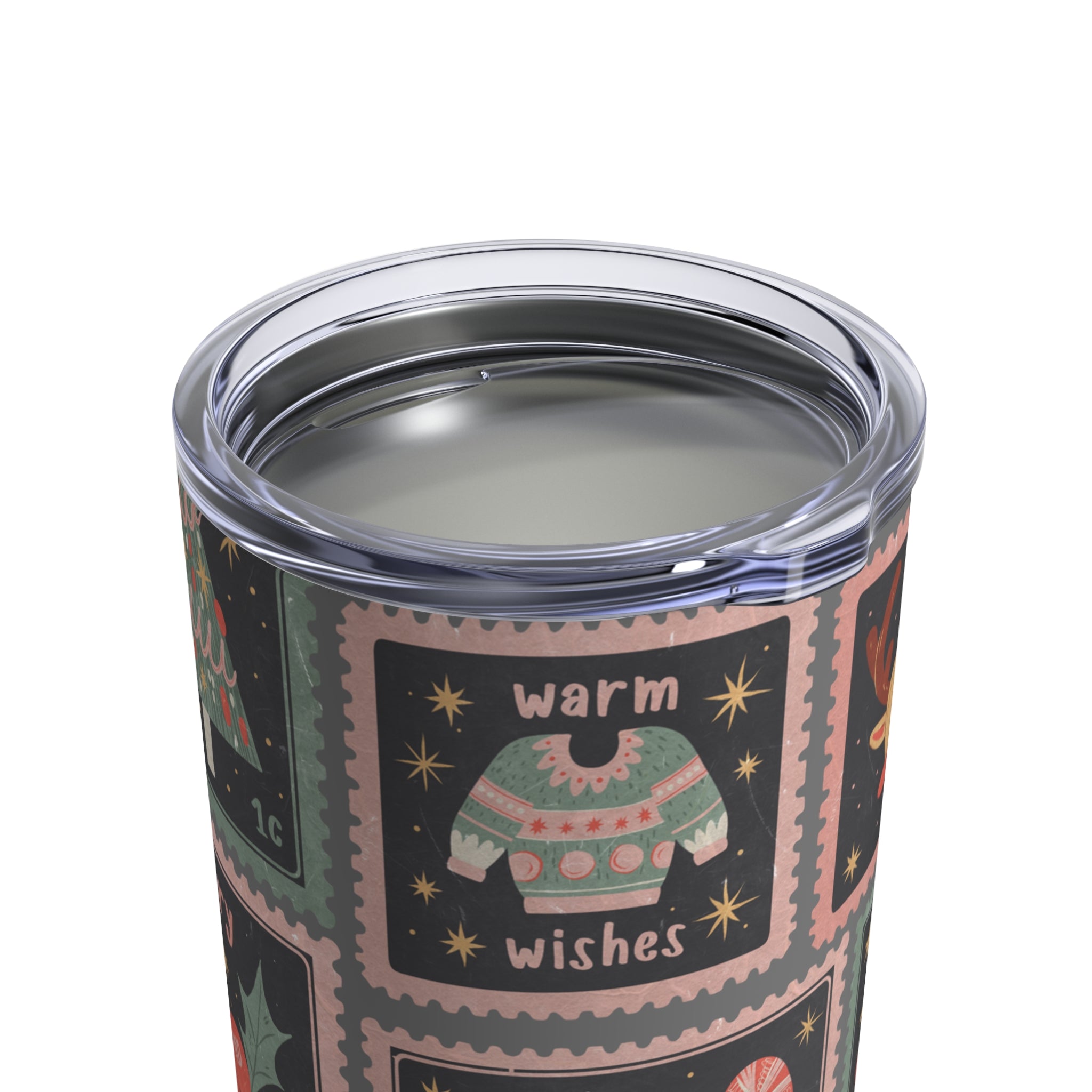 Christmas Stamp Mini Tumbler