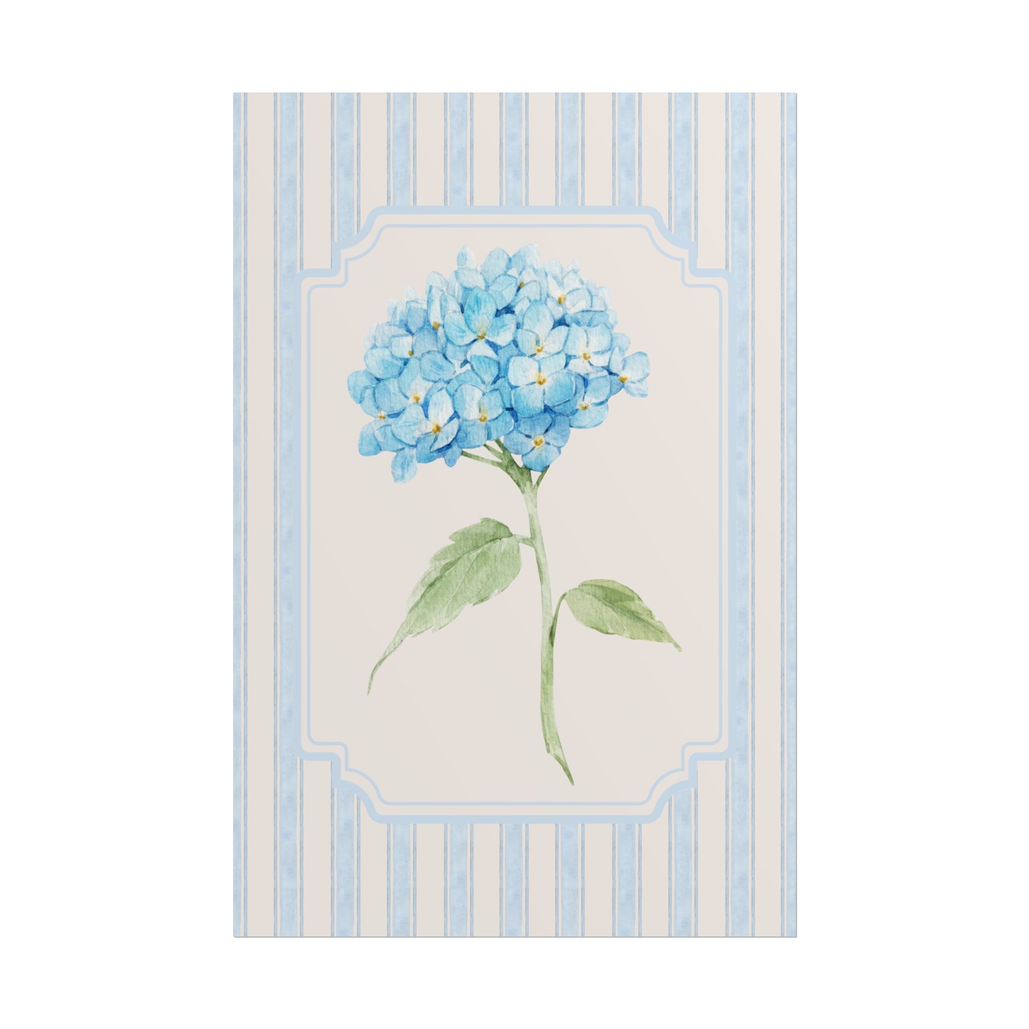 Blue Hydrangea Two Unframed Poster