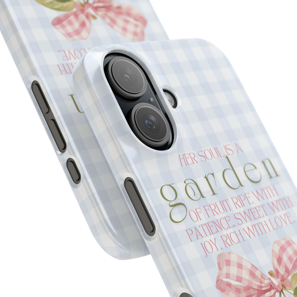 Her Soul Is A Garden iPhone Case