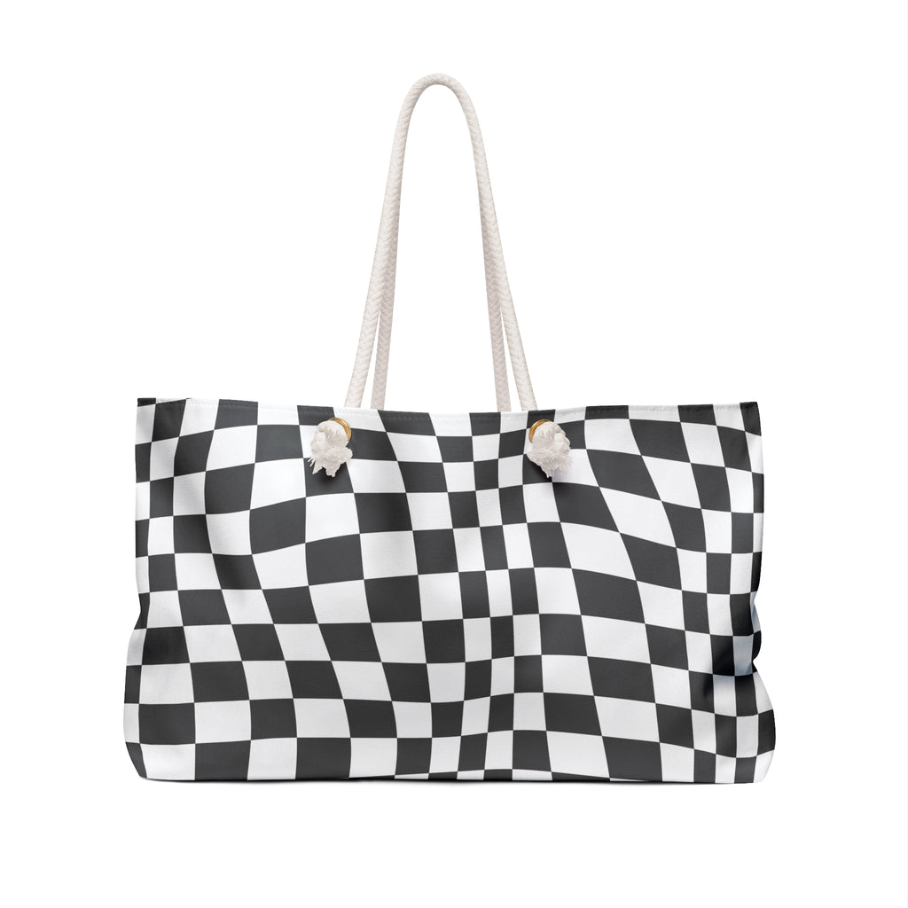 Mama Blue Stripe Weekender Bag
