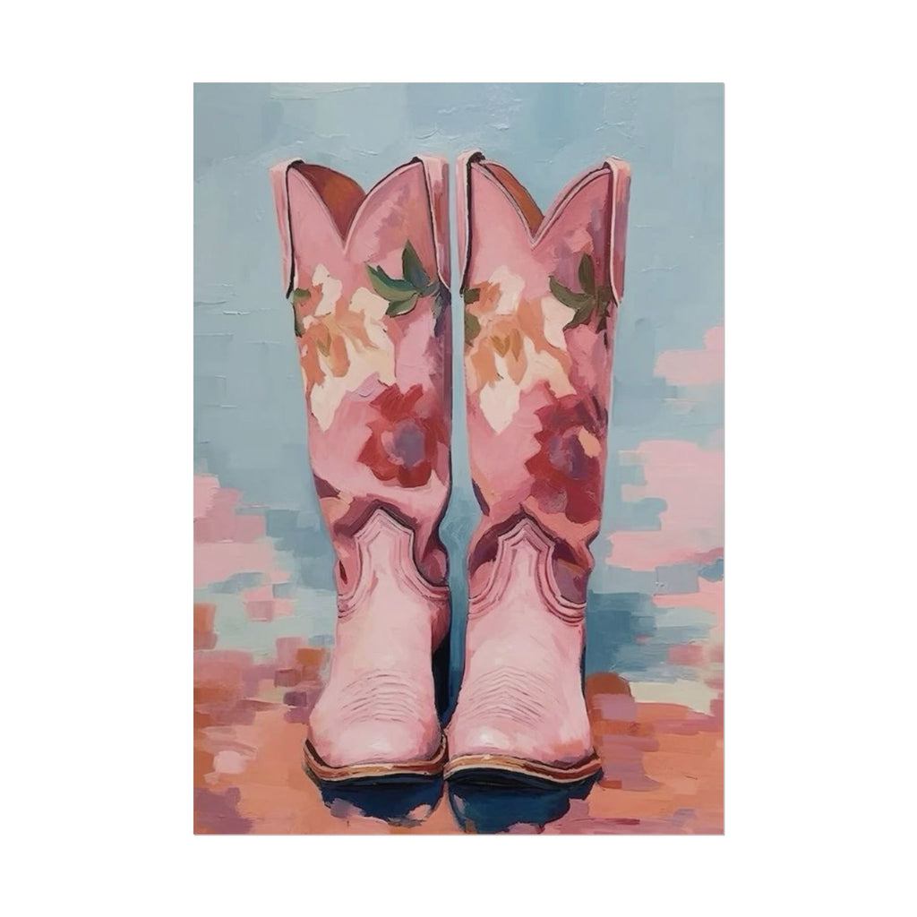 Cowgirl Boots Unframed Poster