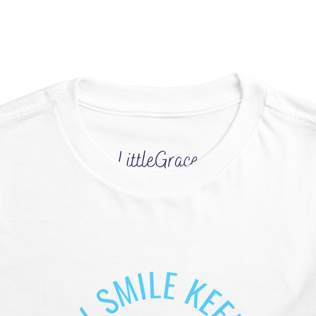 My Smile Keeps Me Out Of Trouble Toddler Tee