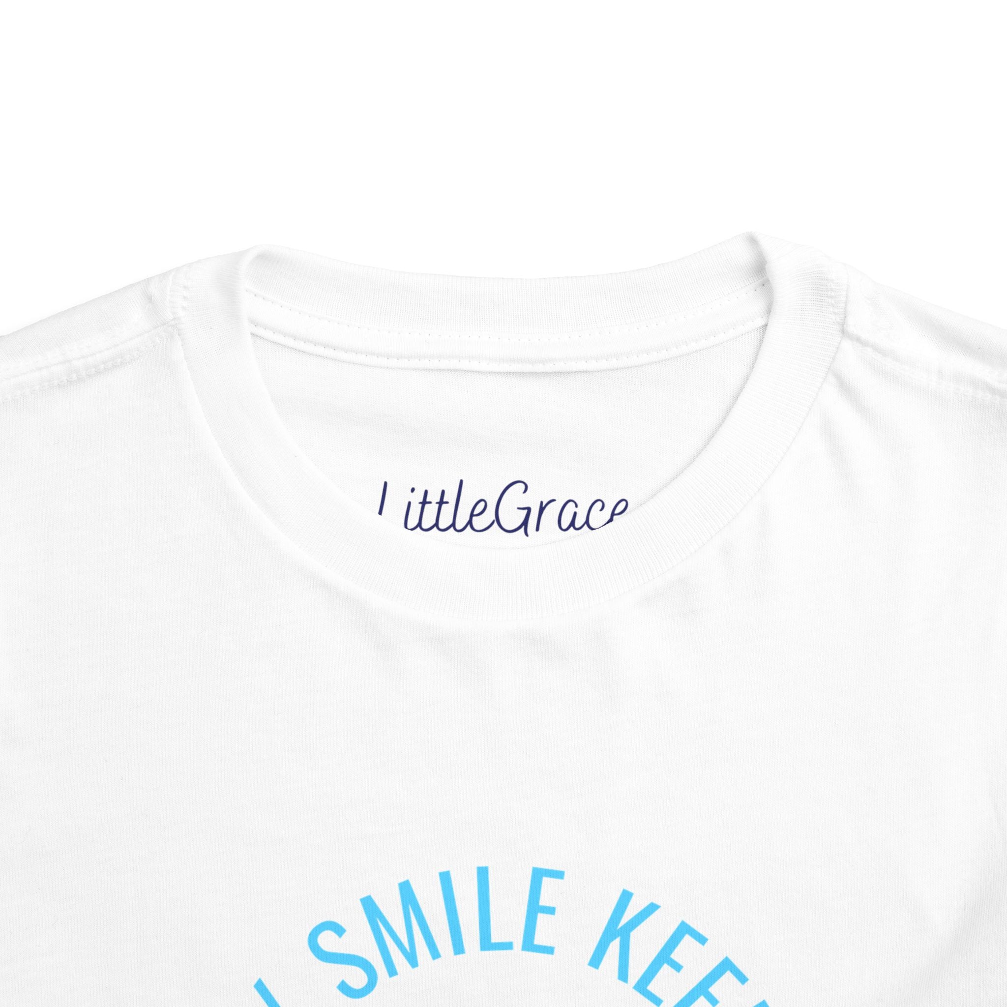 My Smile Keeps Me Out Of Trouble Toddler Tee