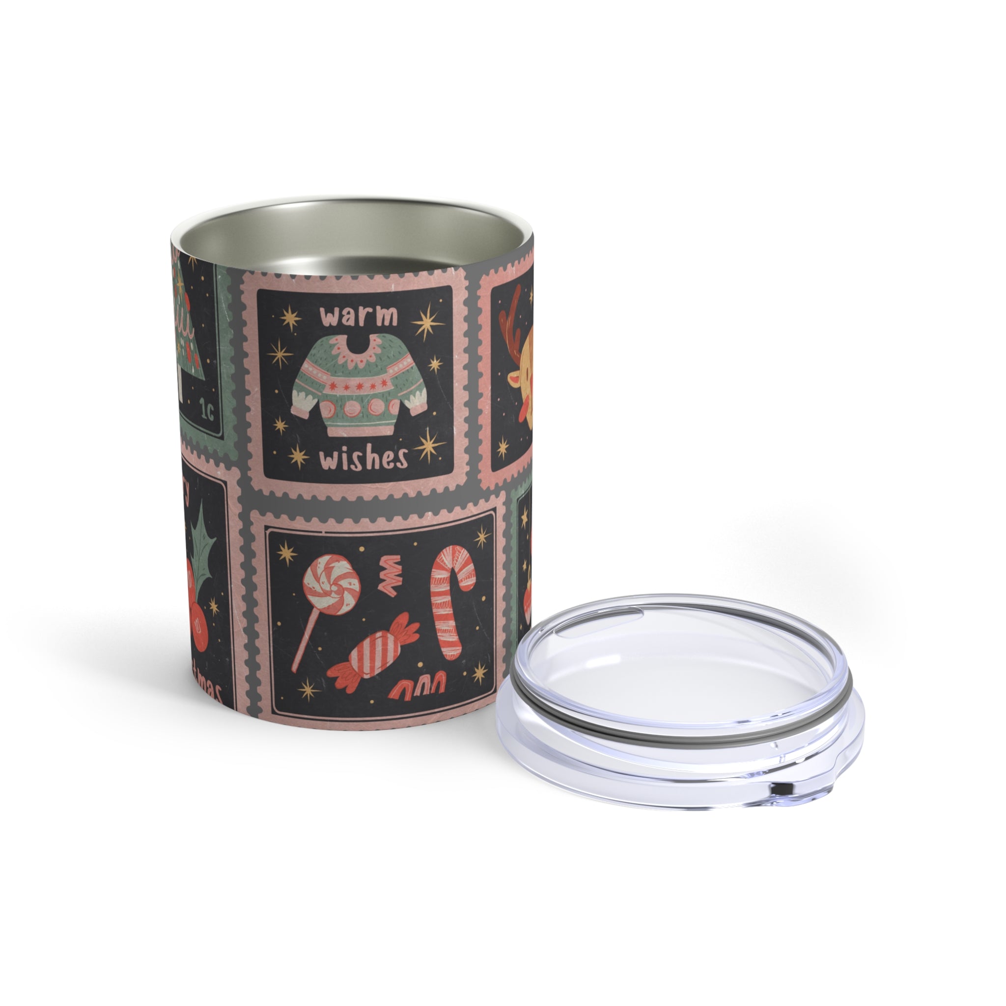 Christmas Stamp Mini Tumbler