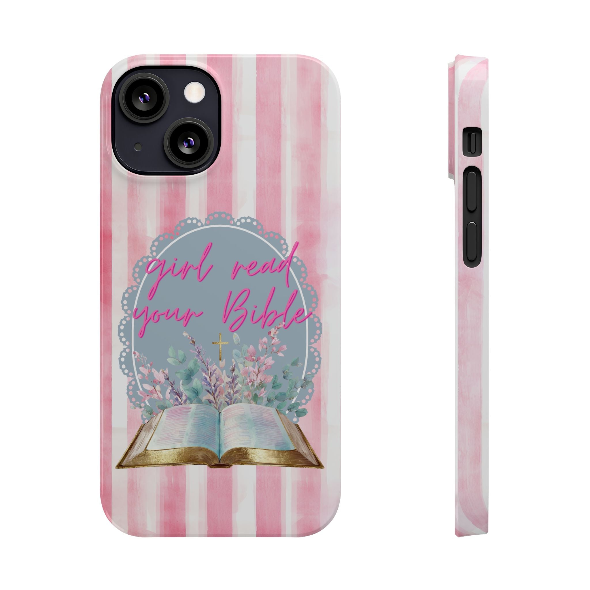 Girl Read Your Bible iPhone Case