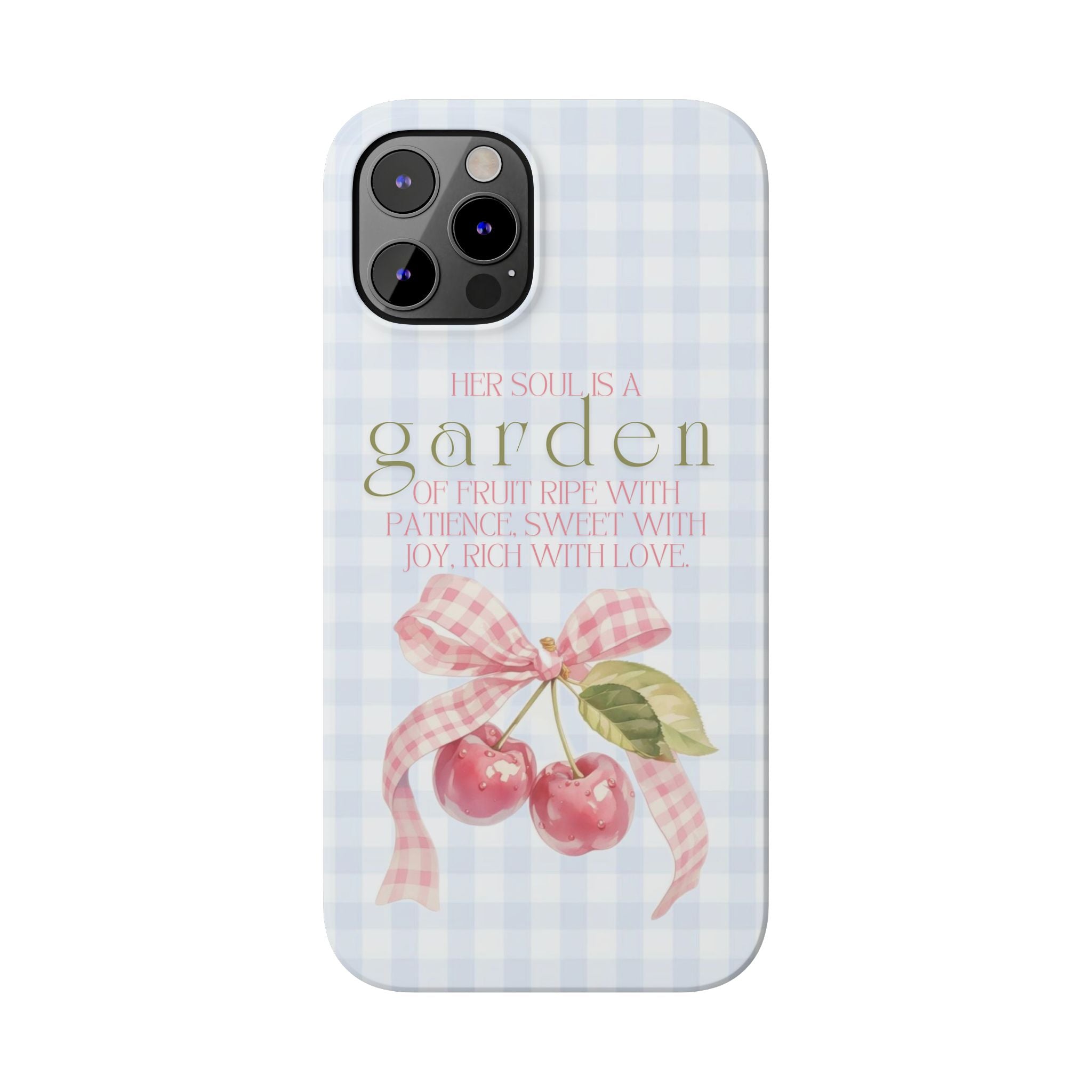 Her Soul Is A Garden iPhone Case