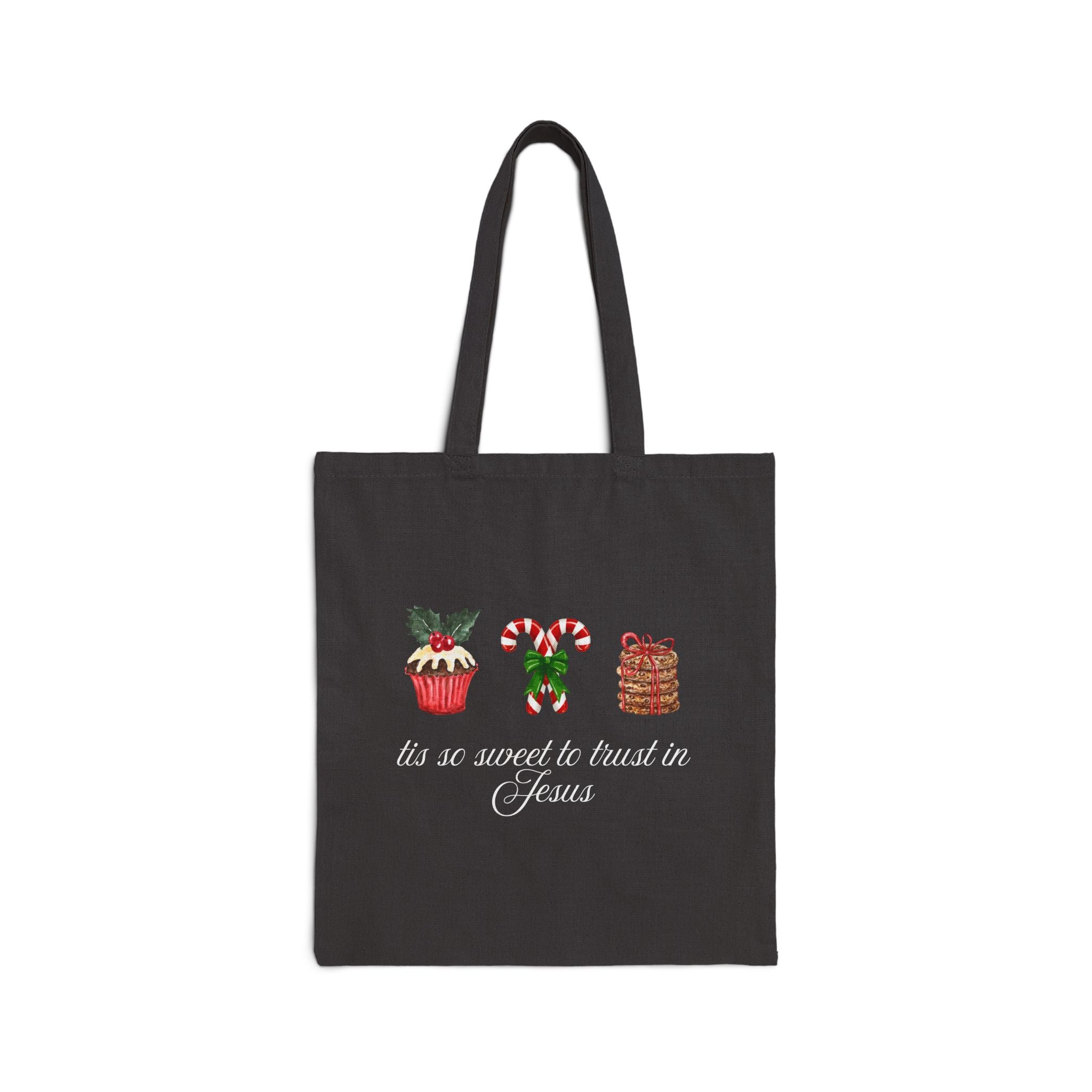 Tis So Sweet To Trust In Jesus Canvas Tote