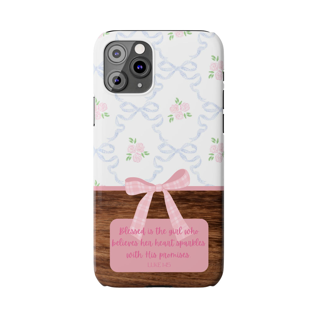 Blessed Is The Girl iPhone Case