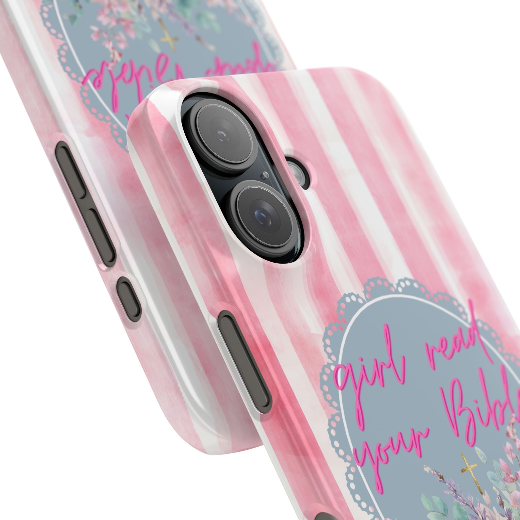 Girl Read Your Bible iPhone Case