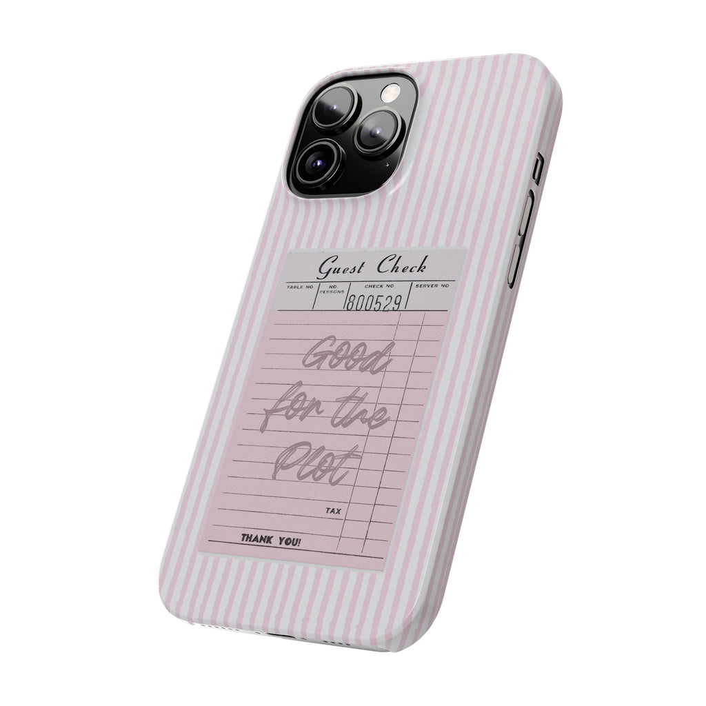 Good For The Plot iPhone Case