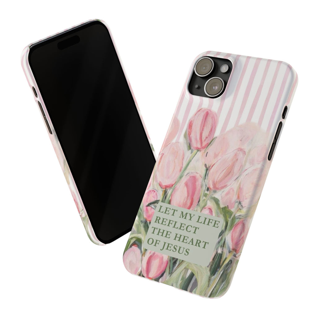 Let My Life Reflect The Heart Of Jesus iPhone Case
