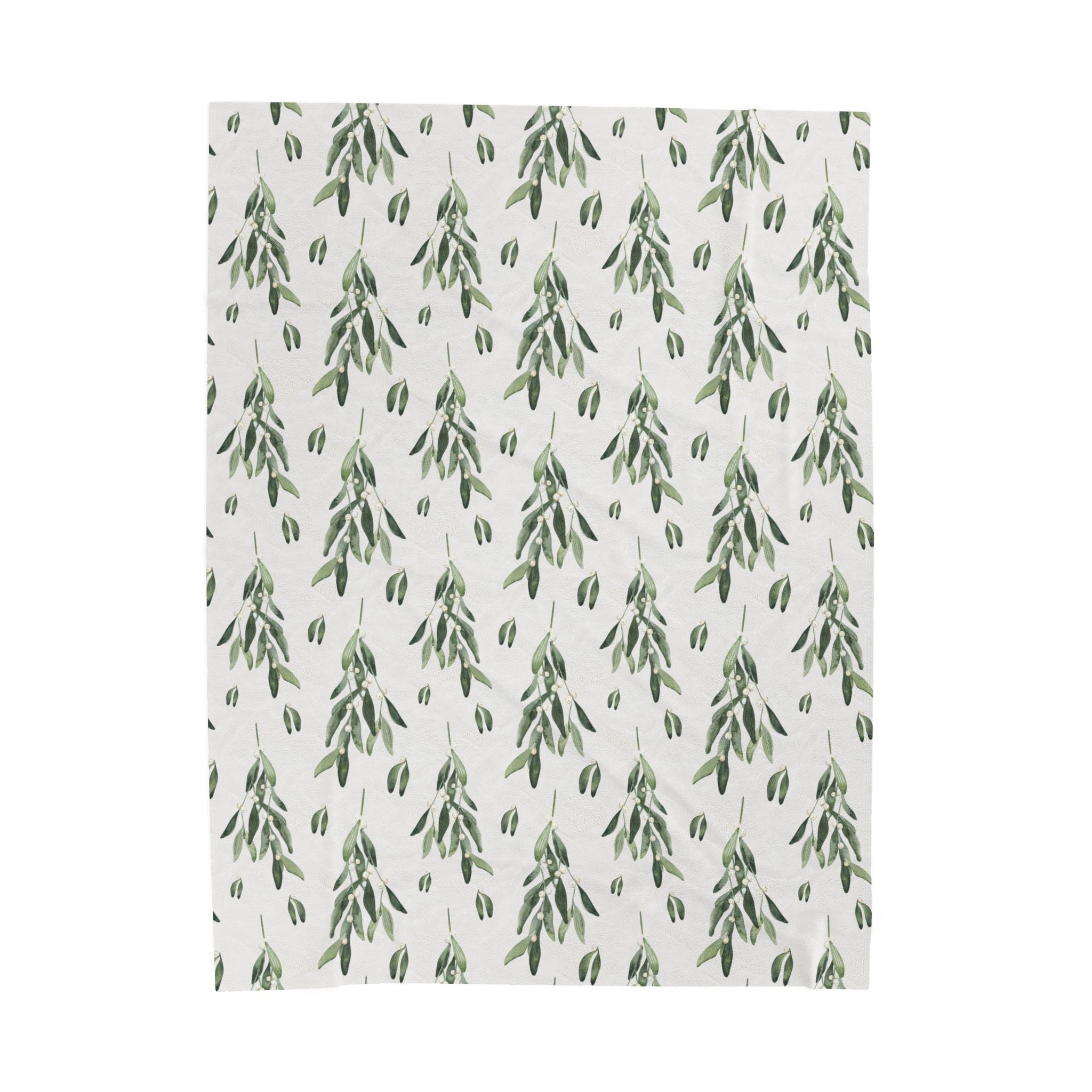 Leafy Green Oversized Throw Blanket By Little Grace co.