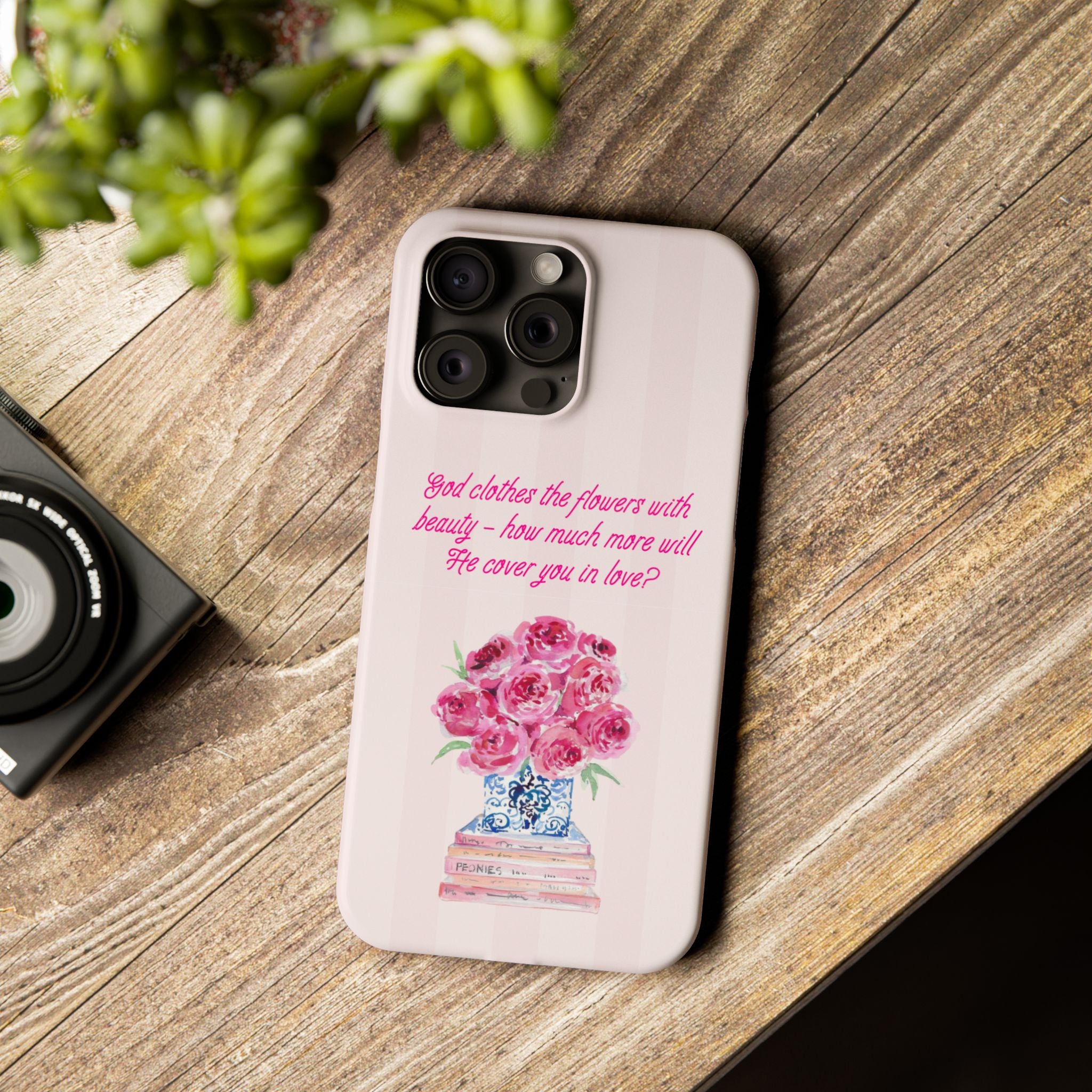 God Clothes The Flowers In Beauty Calling iPhone Case