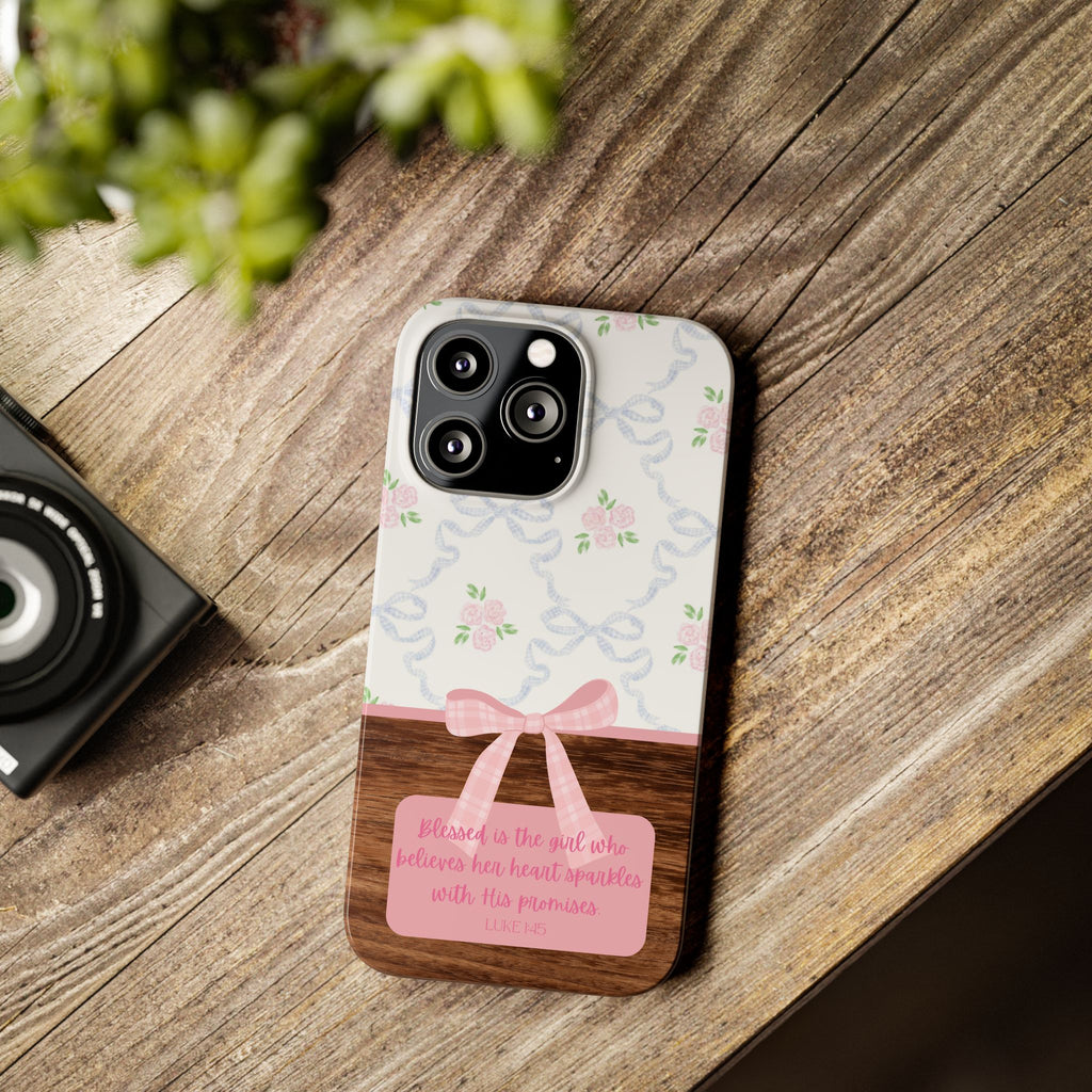 Blessed Is The Girl iPhone Case