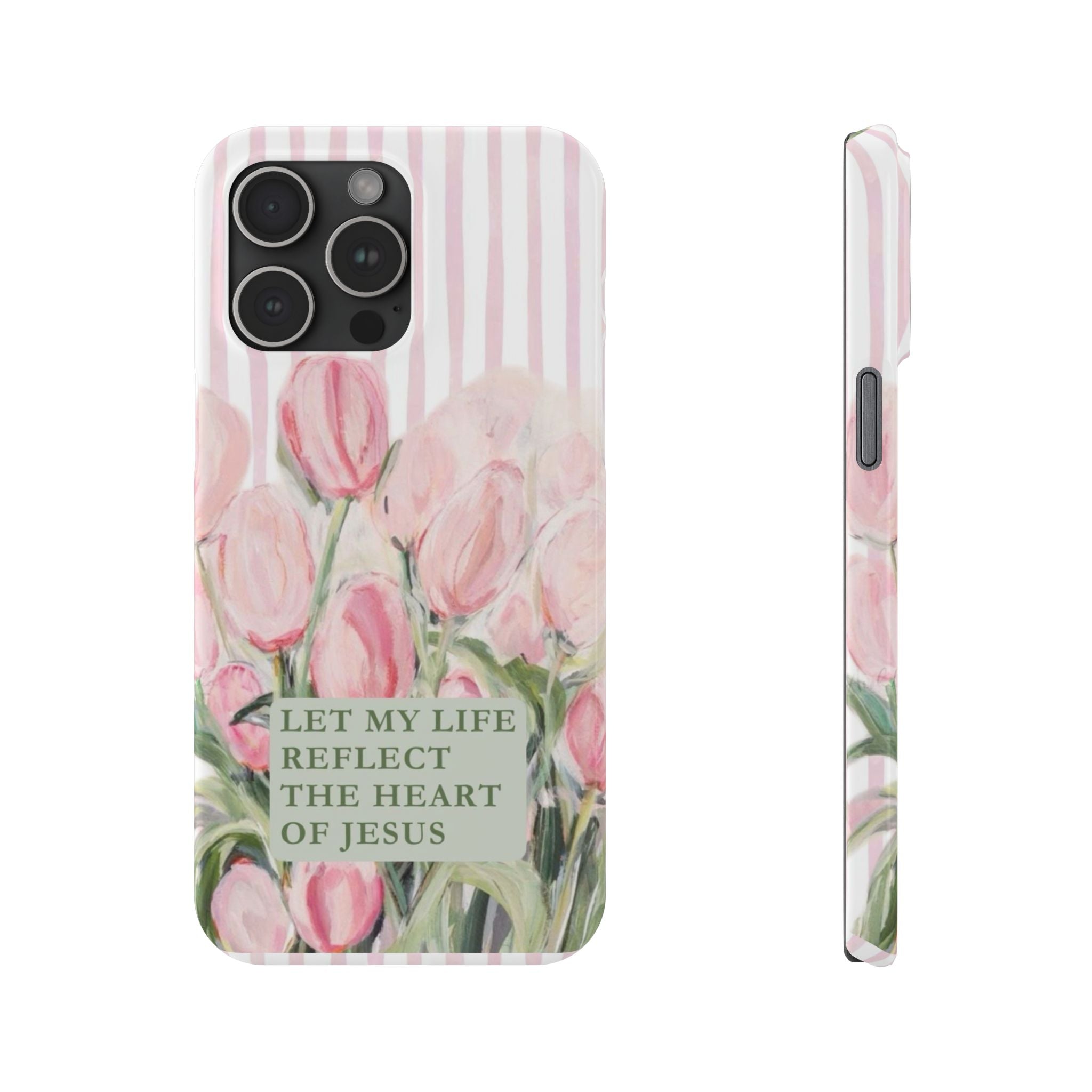 Let My Life Reflect The Heart Of Jesus iPhone Case