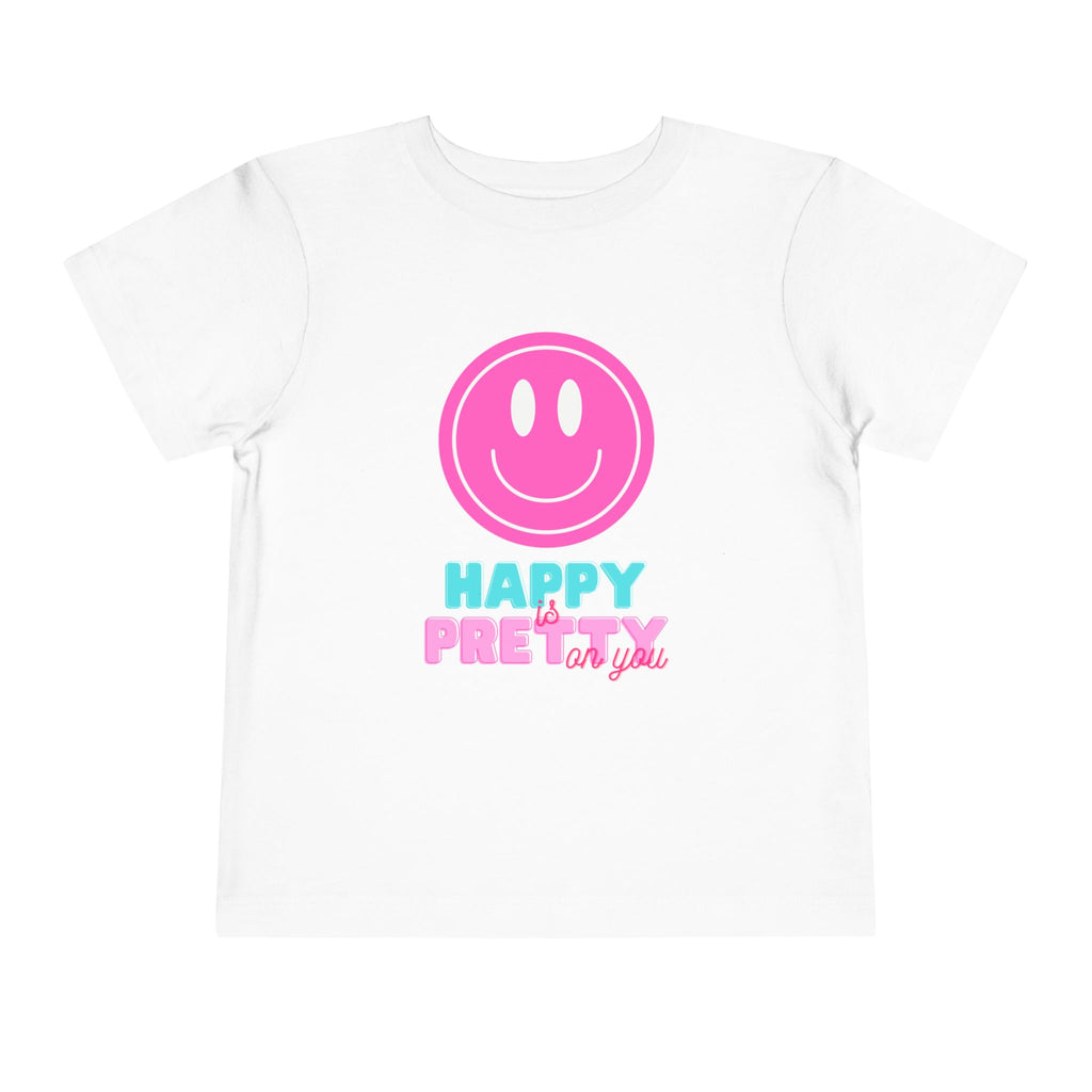 Happy Is Pretty On You Toddler Tee