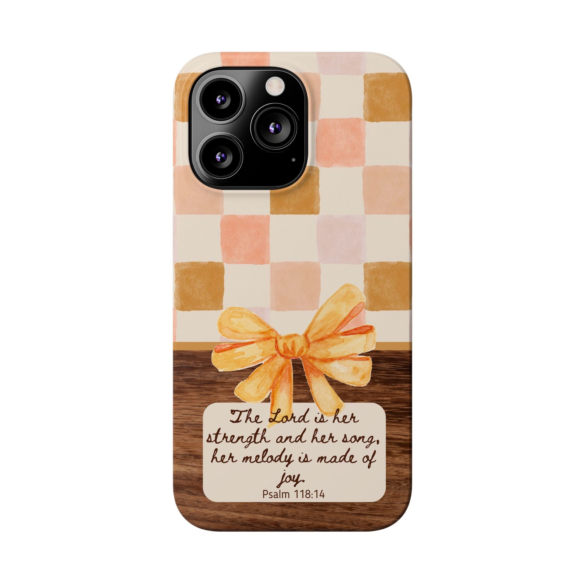 The Lord Is Her Strength iPhone Case