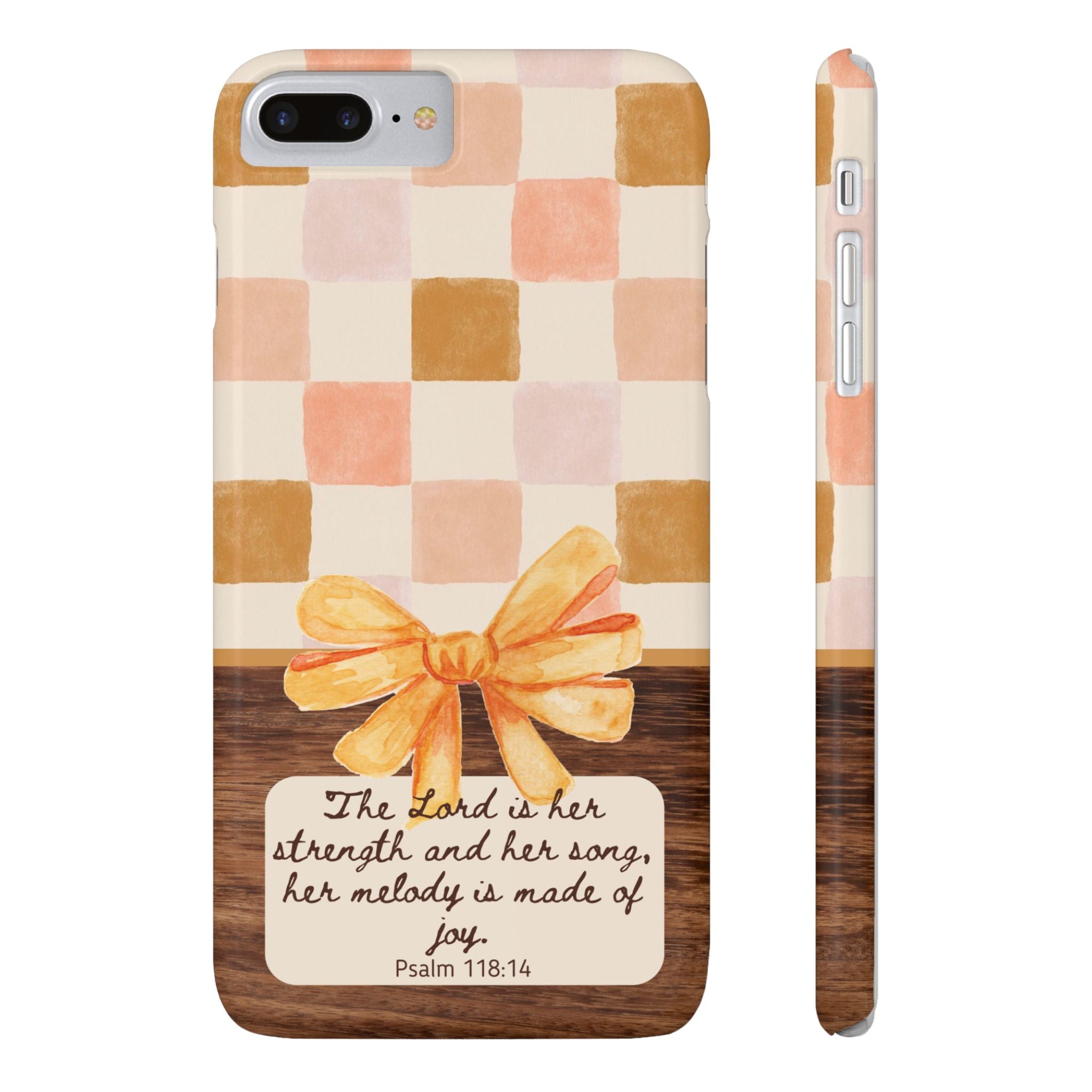 The Lord Is Her Strength iPhone Case