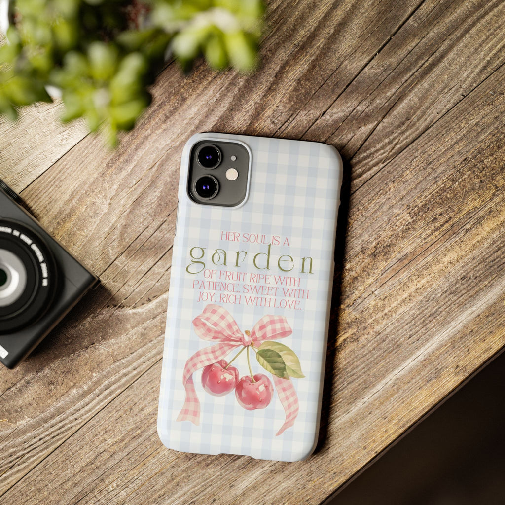 Her Soul Is A Garden iPhone Case