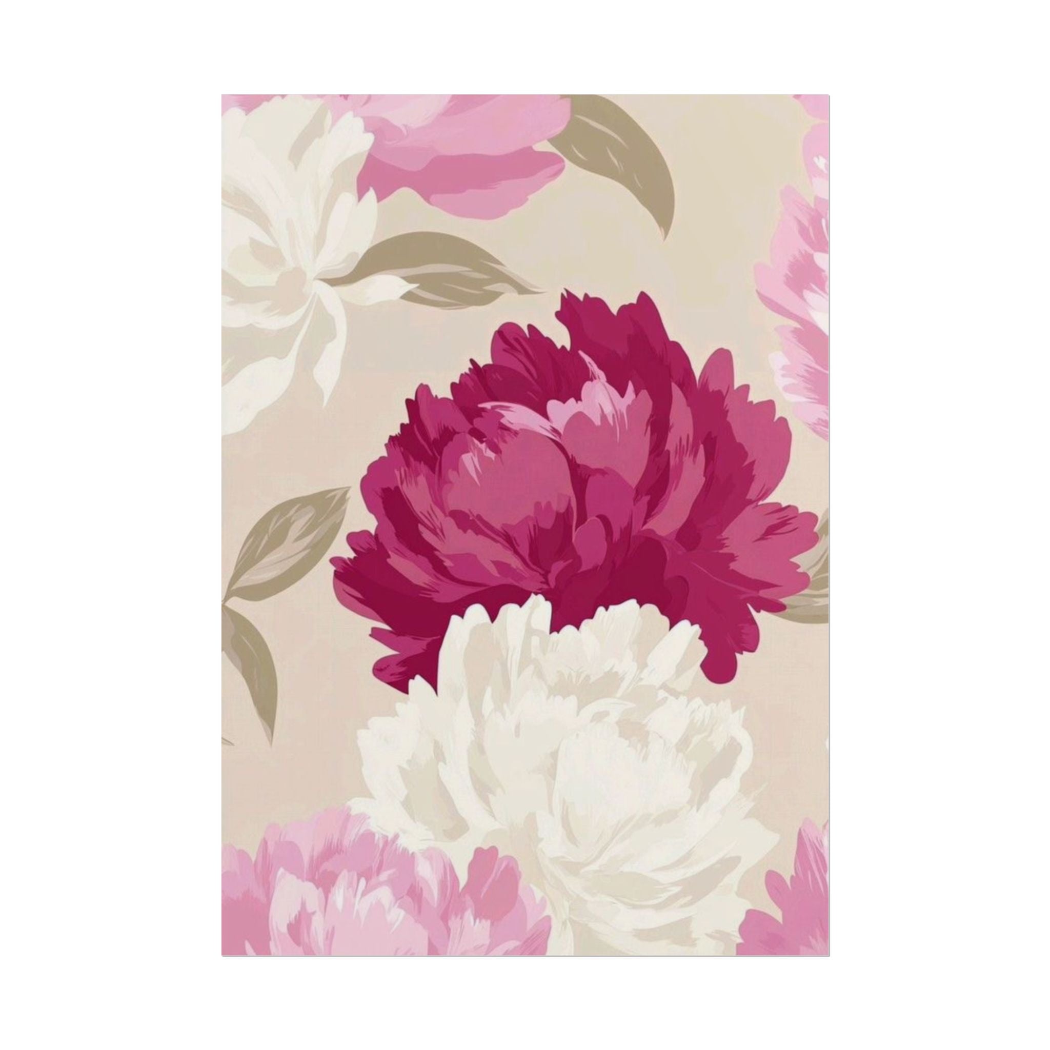 Flower Abstract Unframed Poster