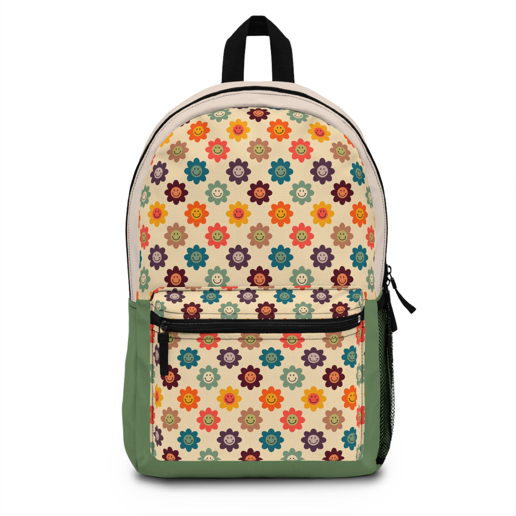 Neutral Floral Backpack