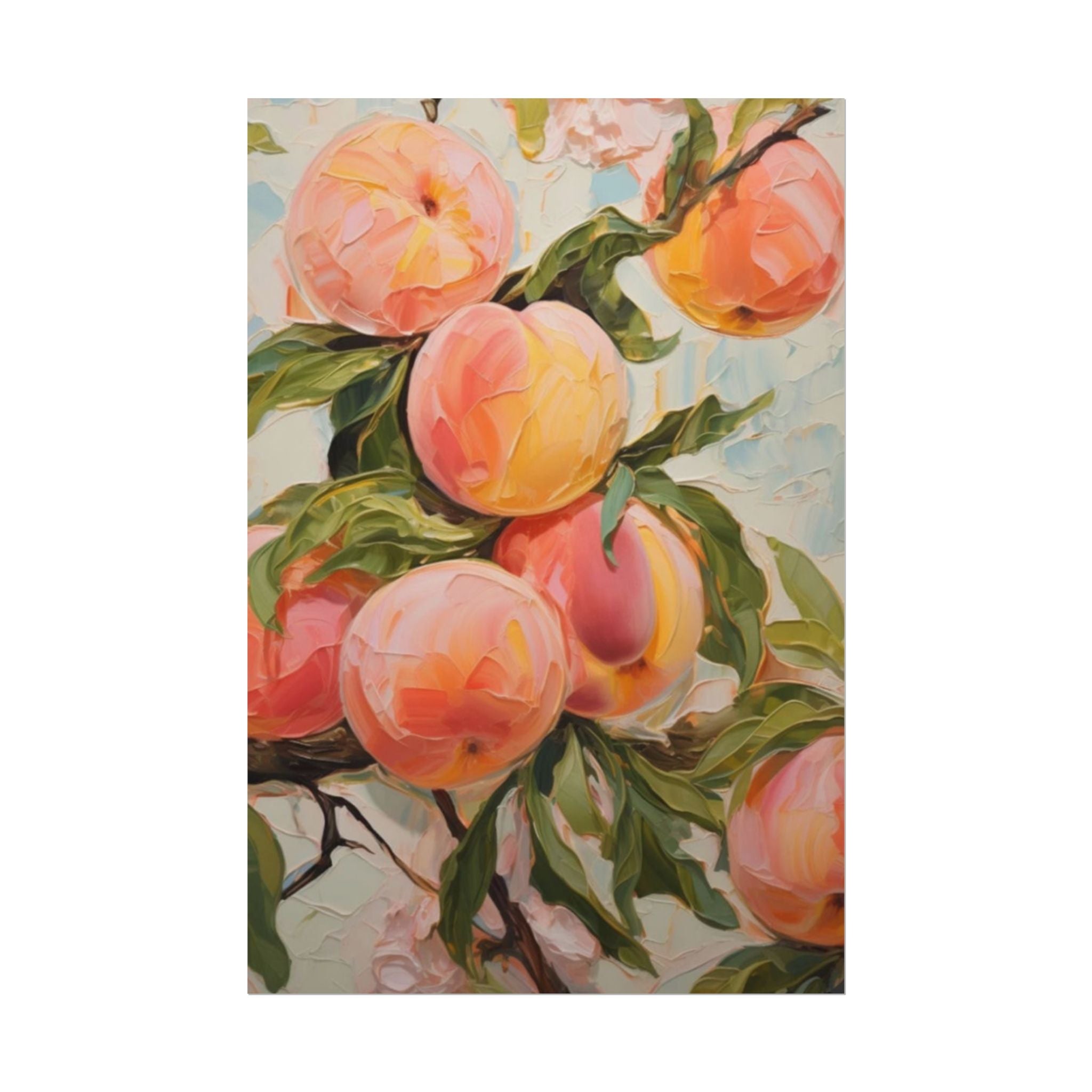 Paint Peaches Unframed Poster