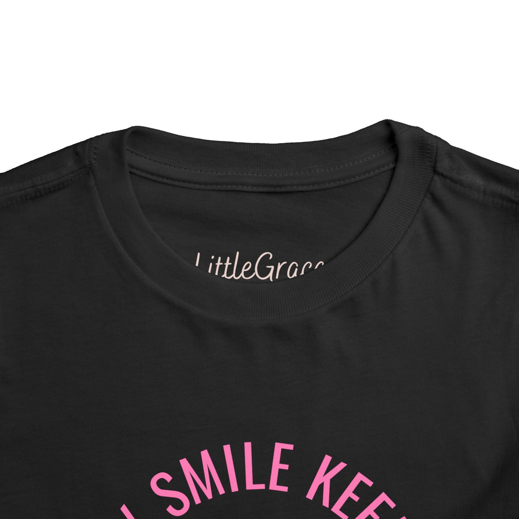 My Smile Keeps Me Out Of Trouble Toddler Tee