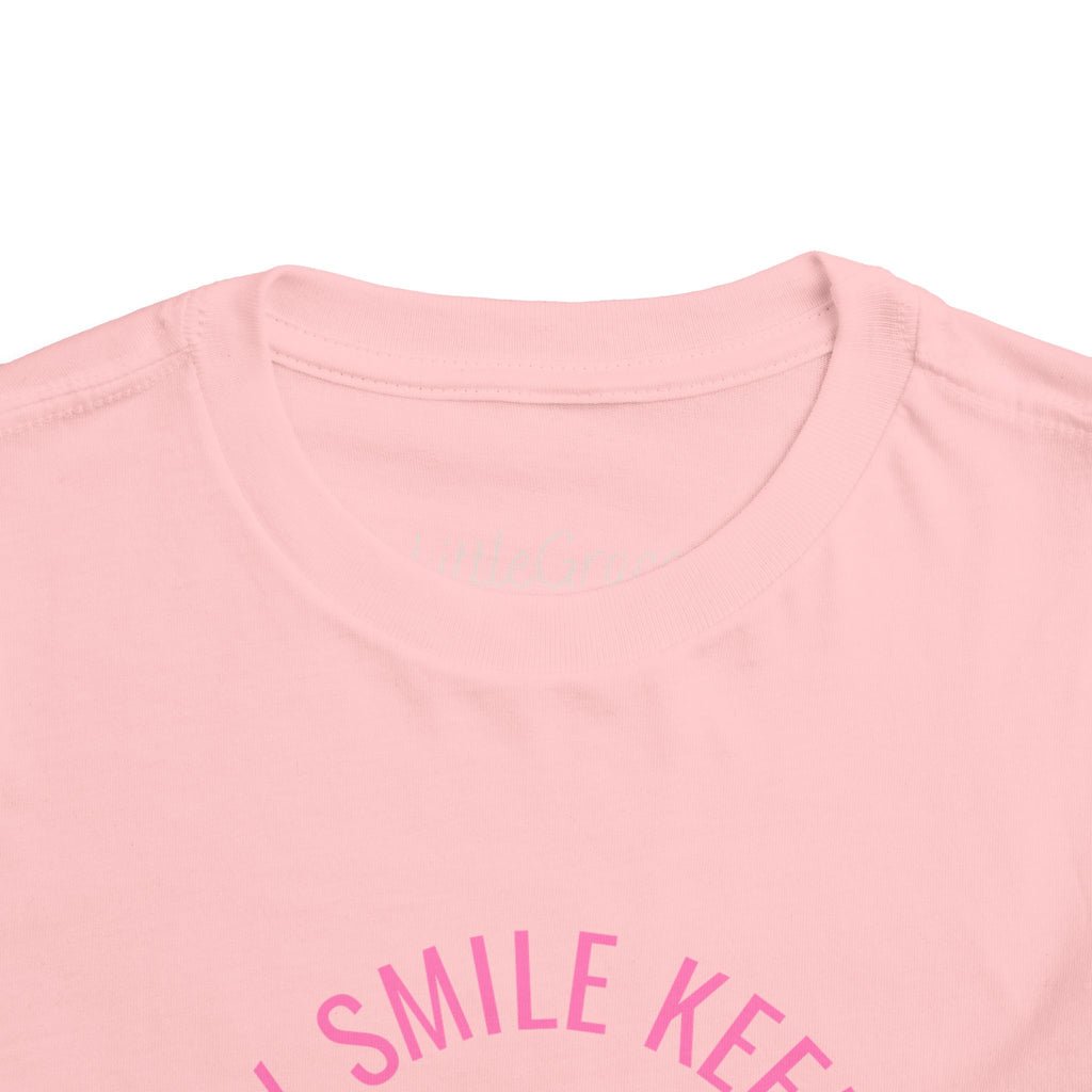 My Smile Keeps Me Out Of Trouble Toddler Tee