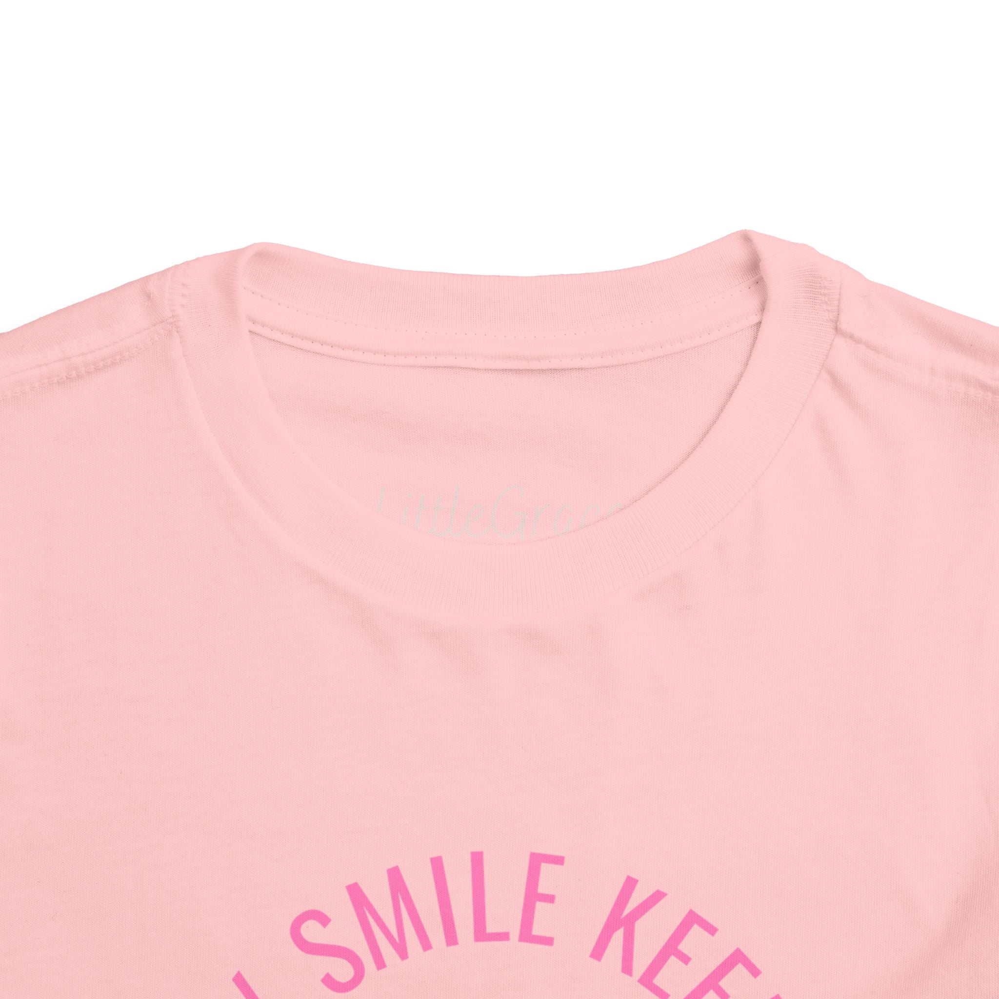 My Smile Keeps Me Out Of Trouble Toddler Tee