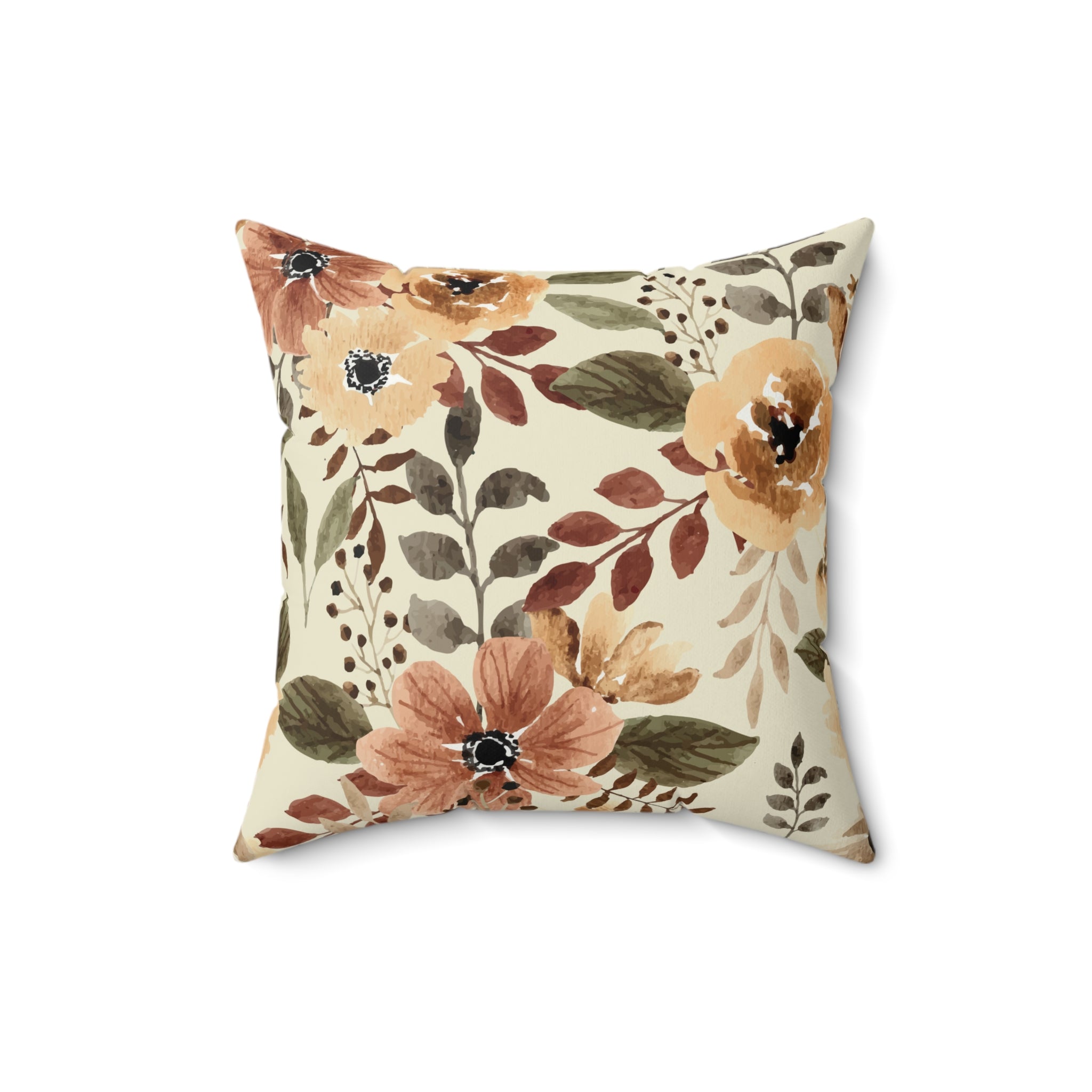 Neutral Flower Pillow