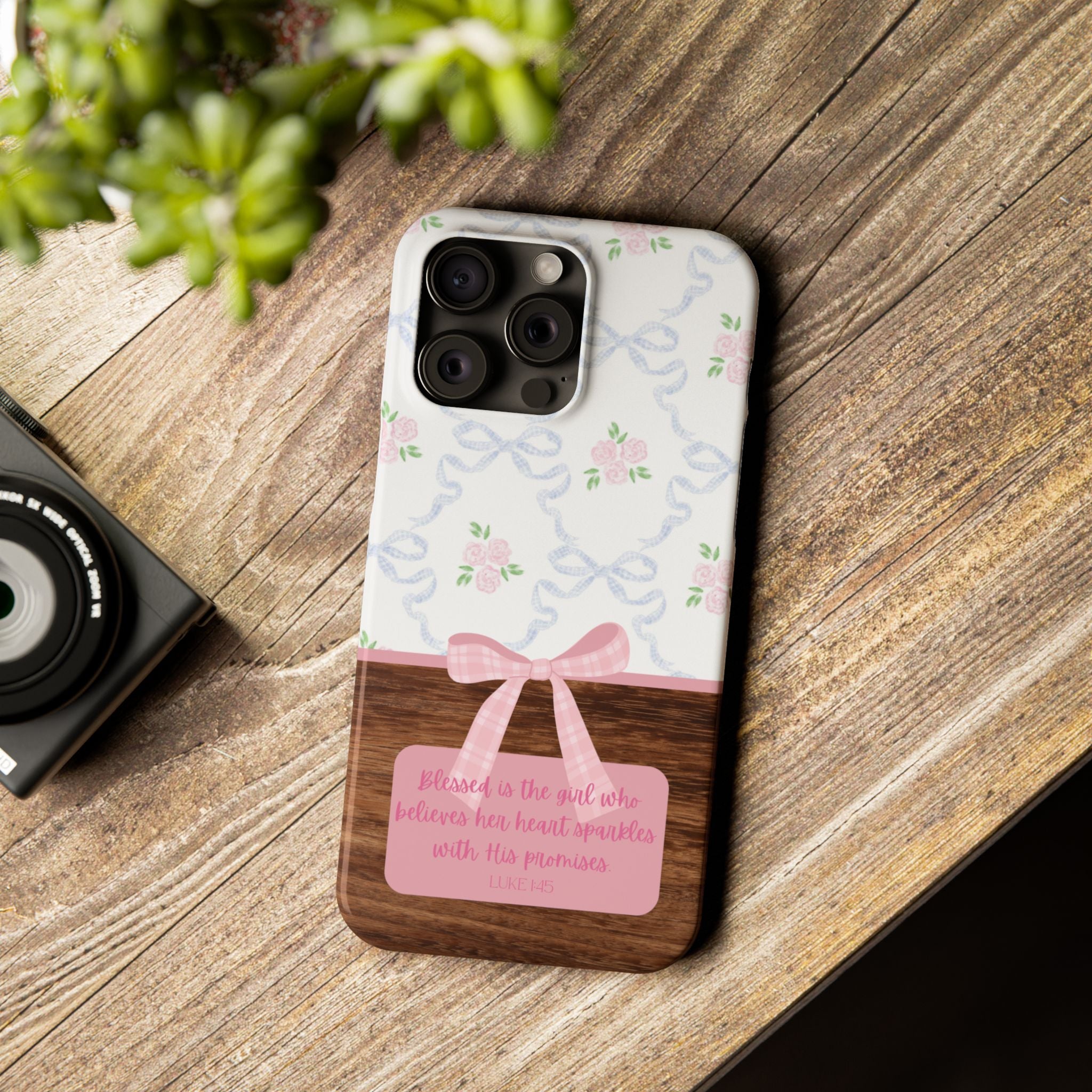 Blessed Is The Girl iPhone Case