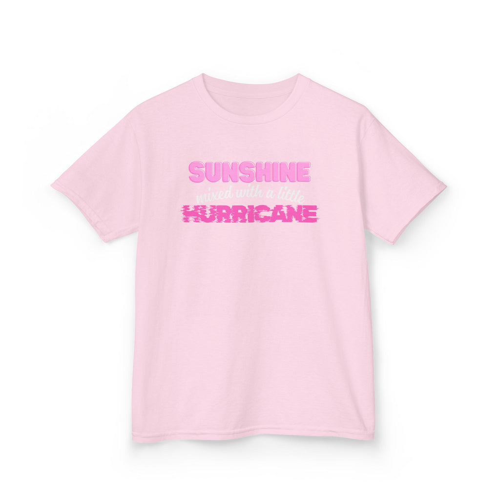 Sunshine Mixed With A Little Hurricane Kids Tee