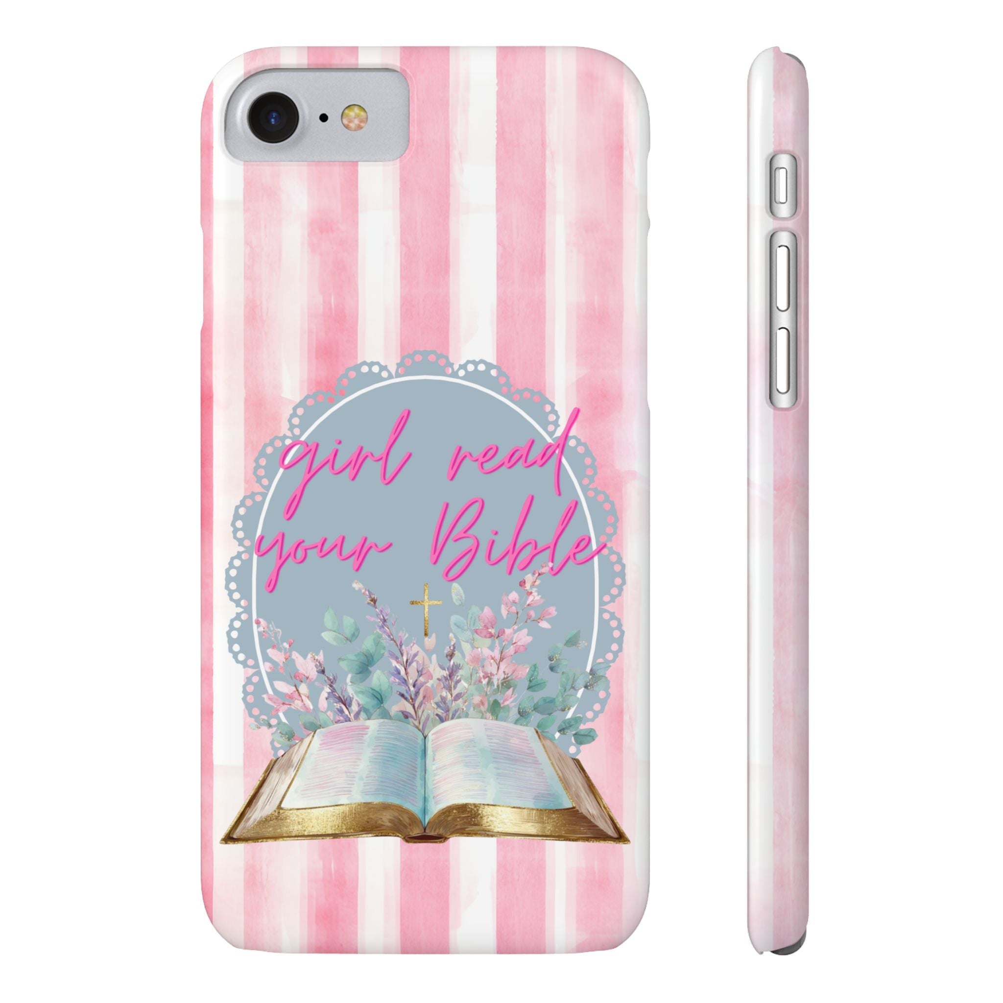 Girl Read Your Bible iPhone Case