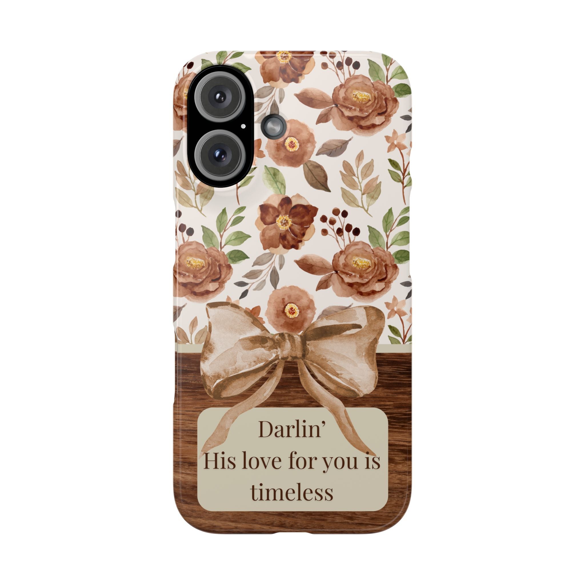 Darlin His Love For You Is Timeless iPhone Case