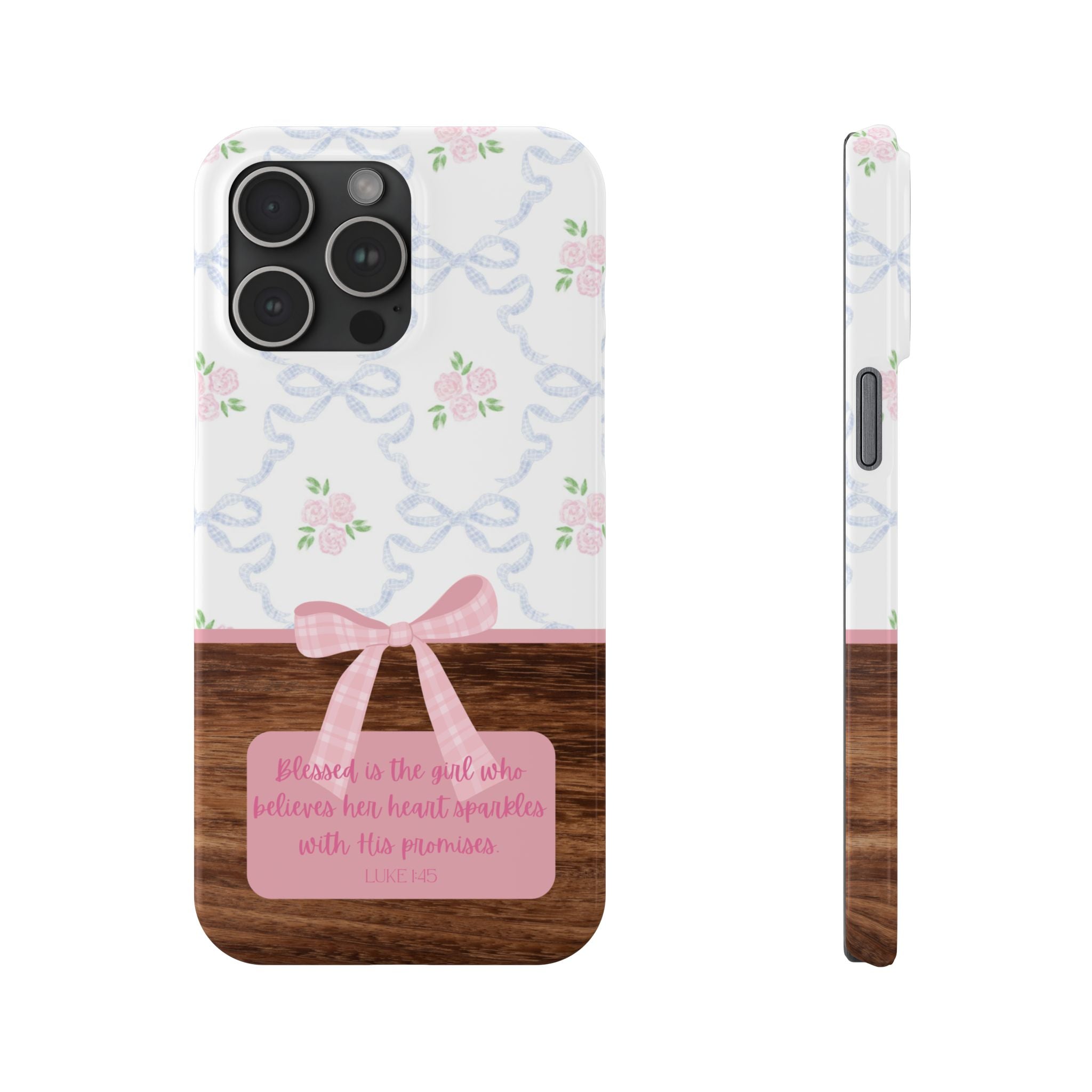 Blessed Is The Girl iPhone Case