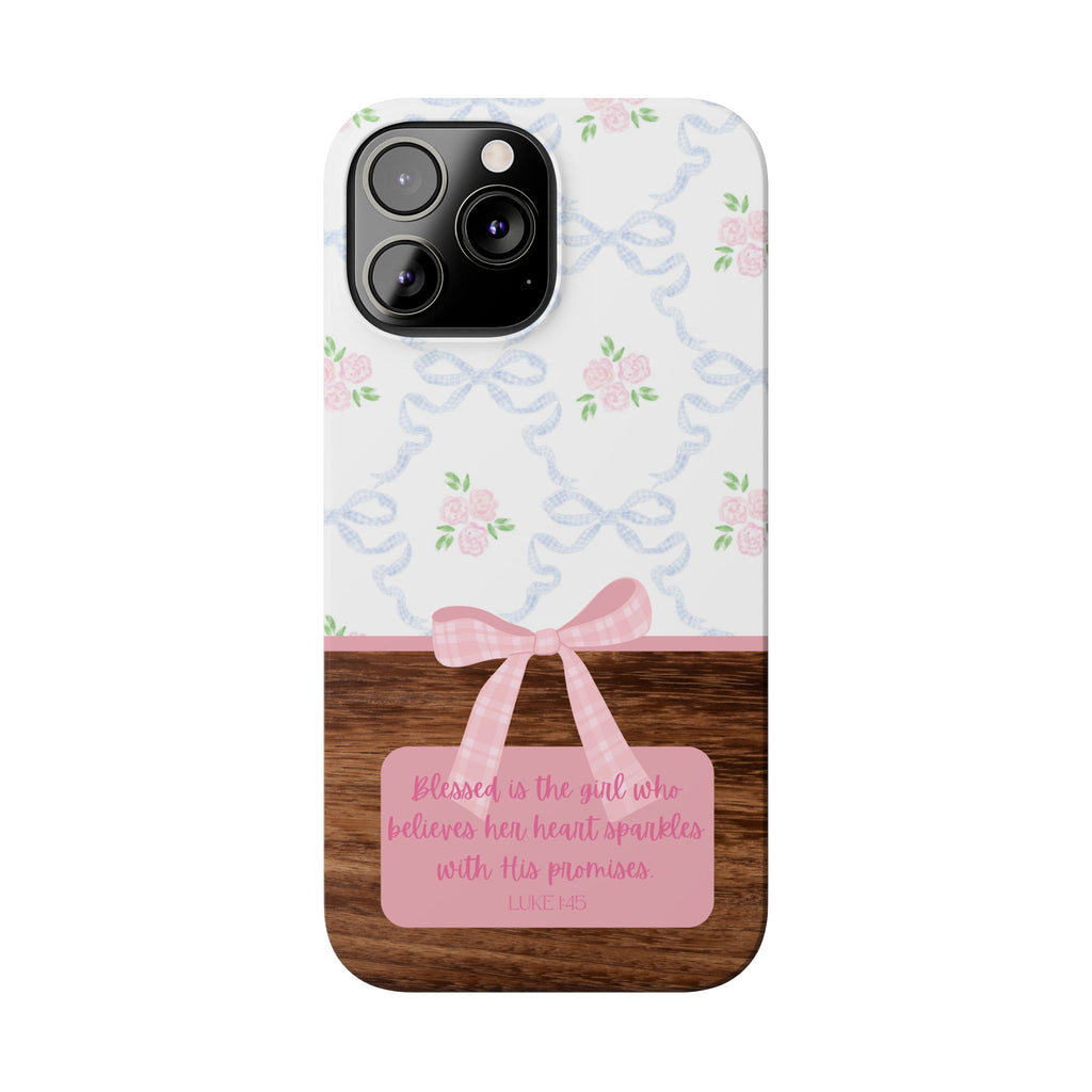 Blessed Is The Girl iPhone Case