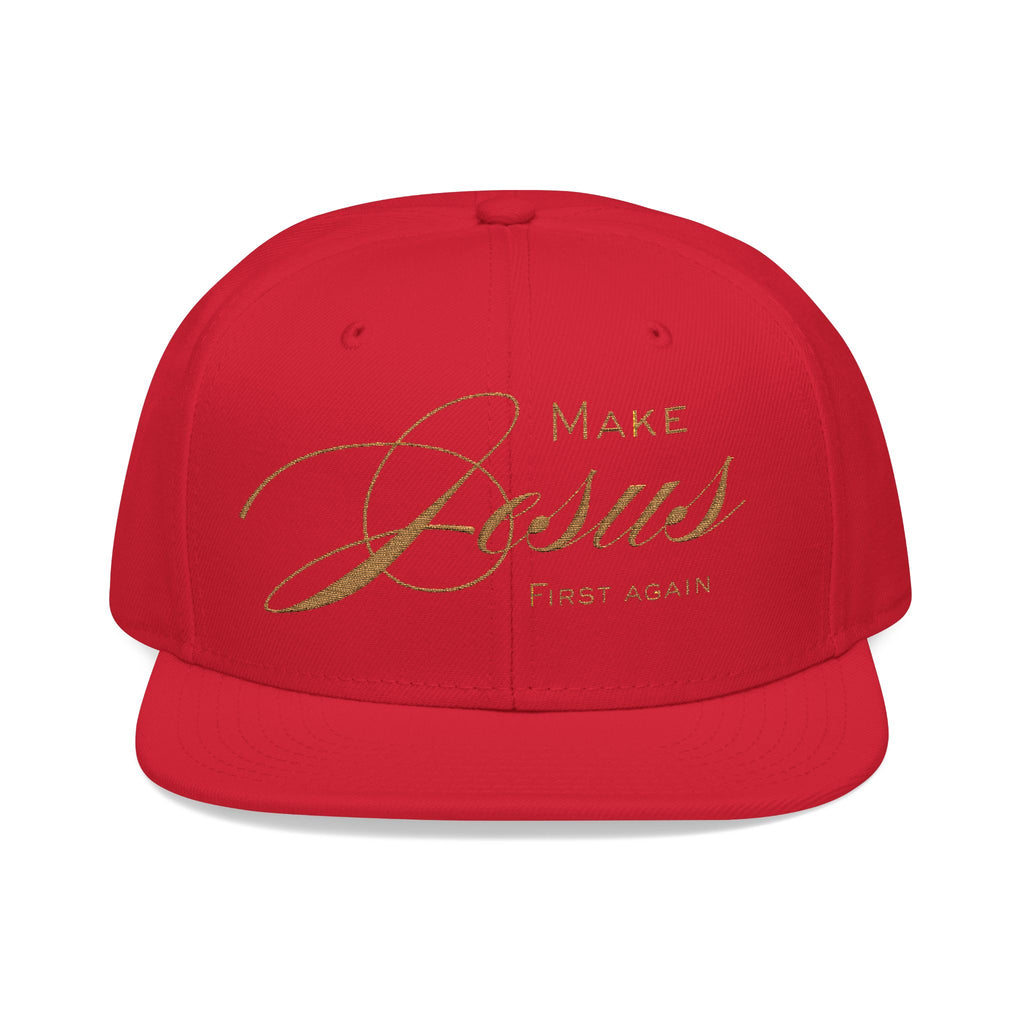 Make Jesus First Again Embroidered Hat