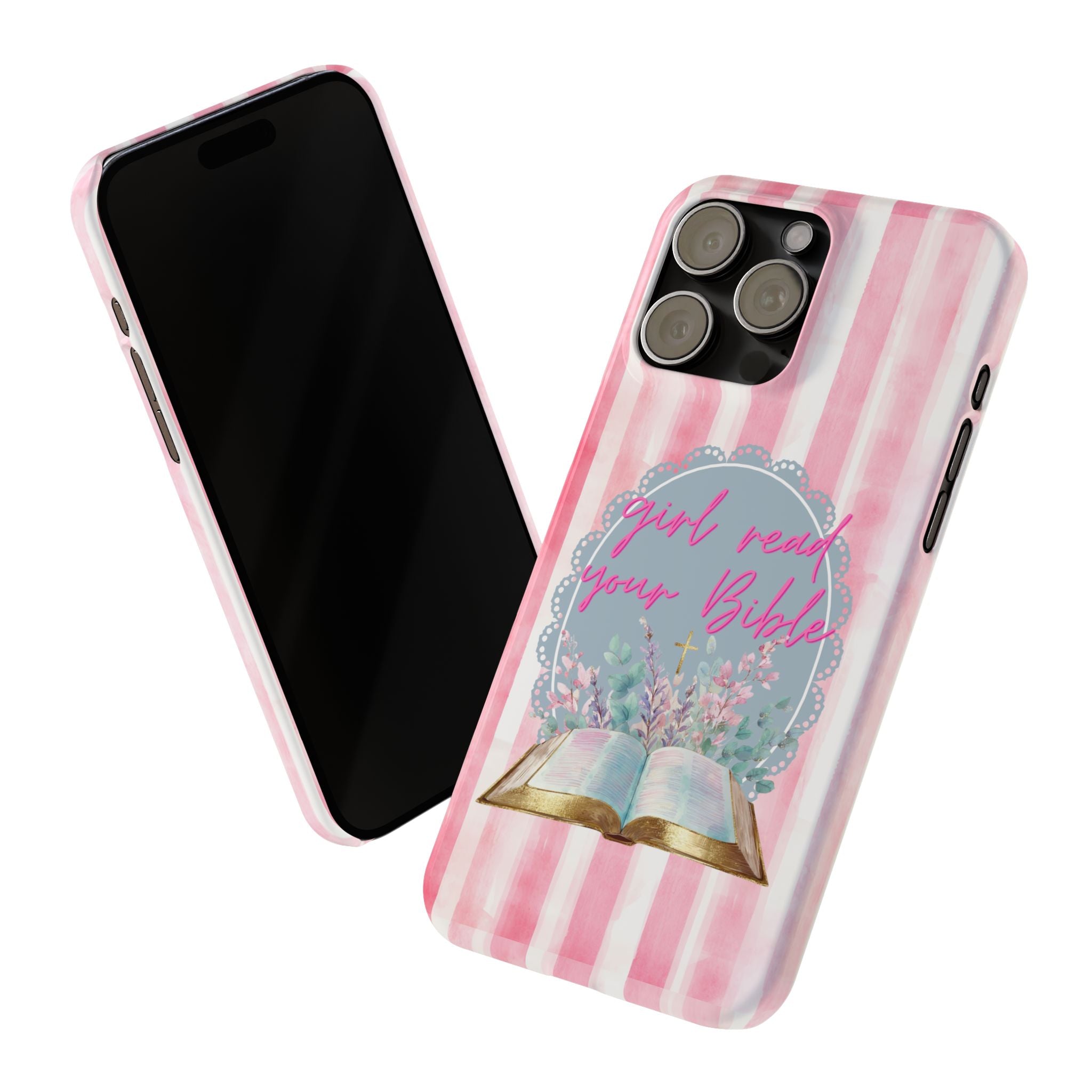Girl Read Your Bible iPhone Case