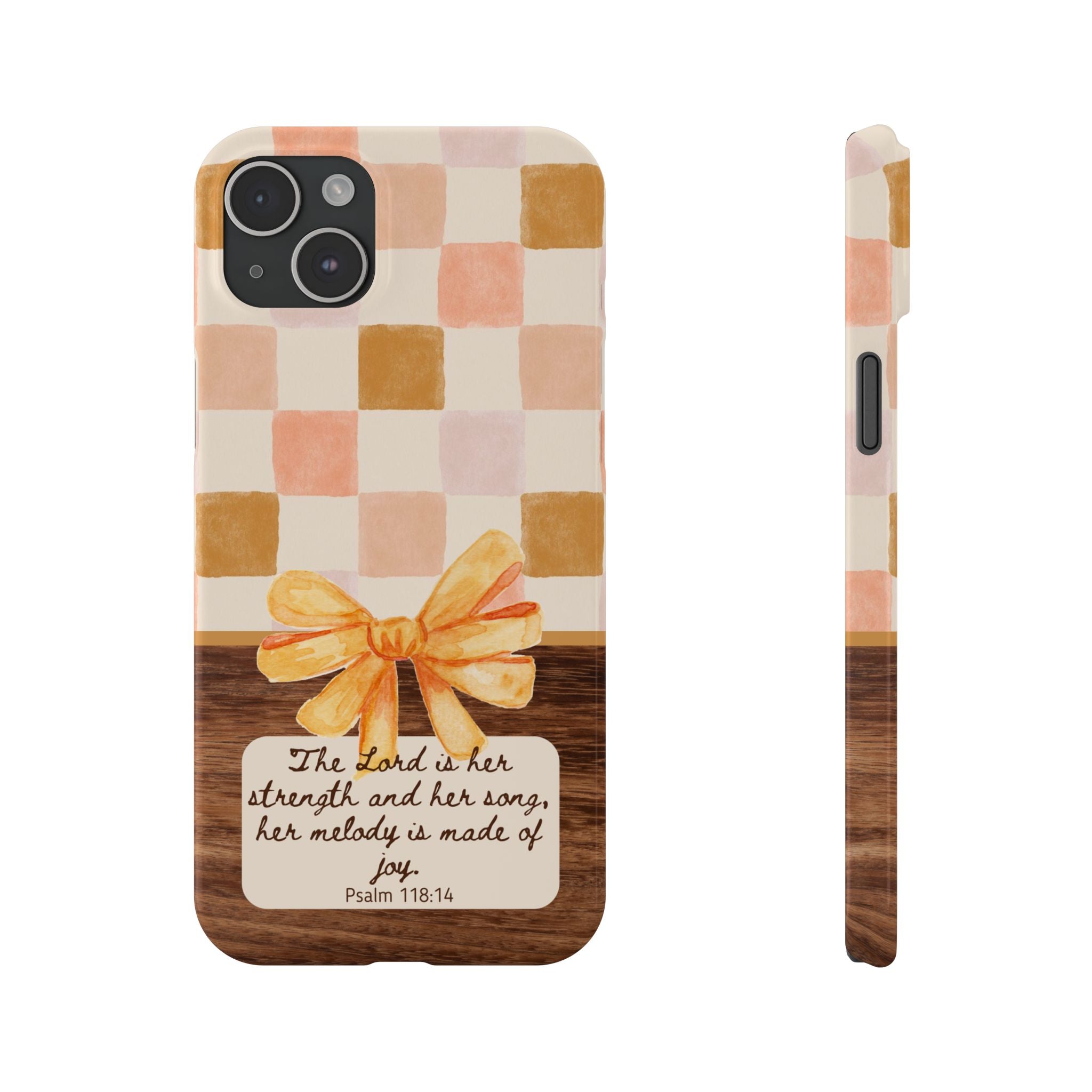 The Lord Is Her Strength iPhone Case
