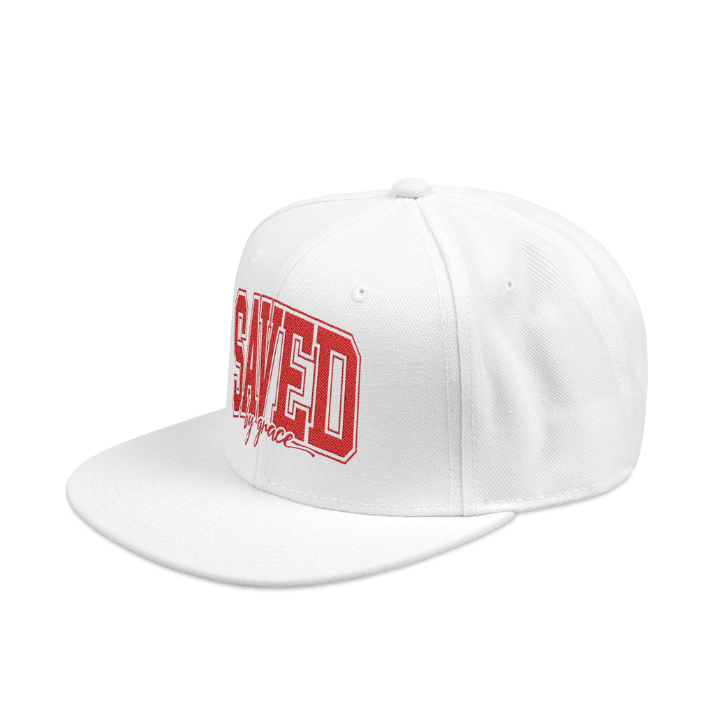 Saved By Grace Embroidered Hat