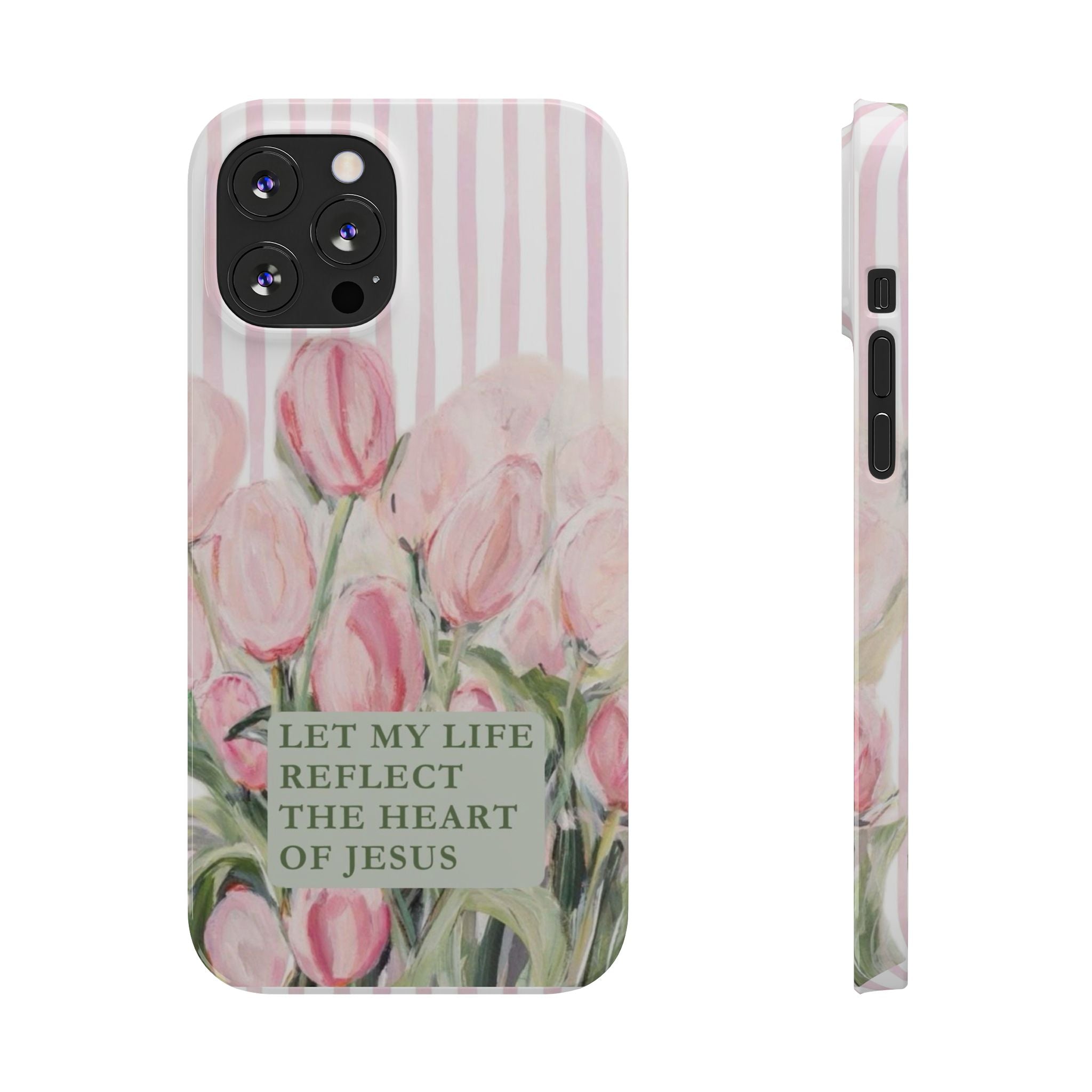 Let My Life Reflect The Heart Of Jesus iPhone Case