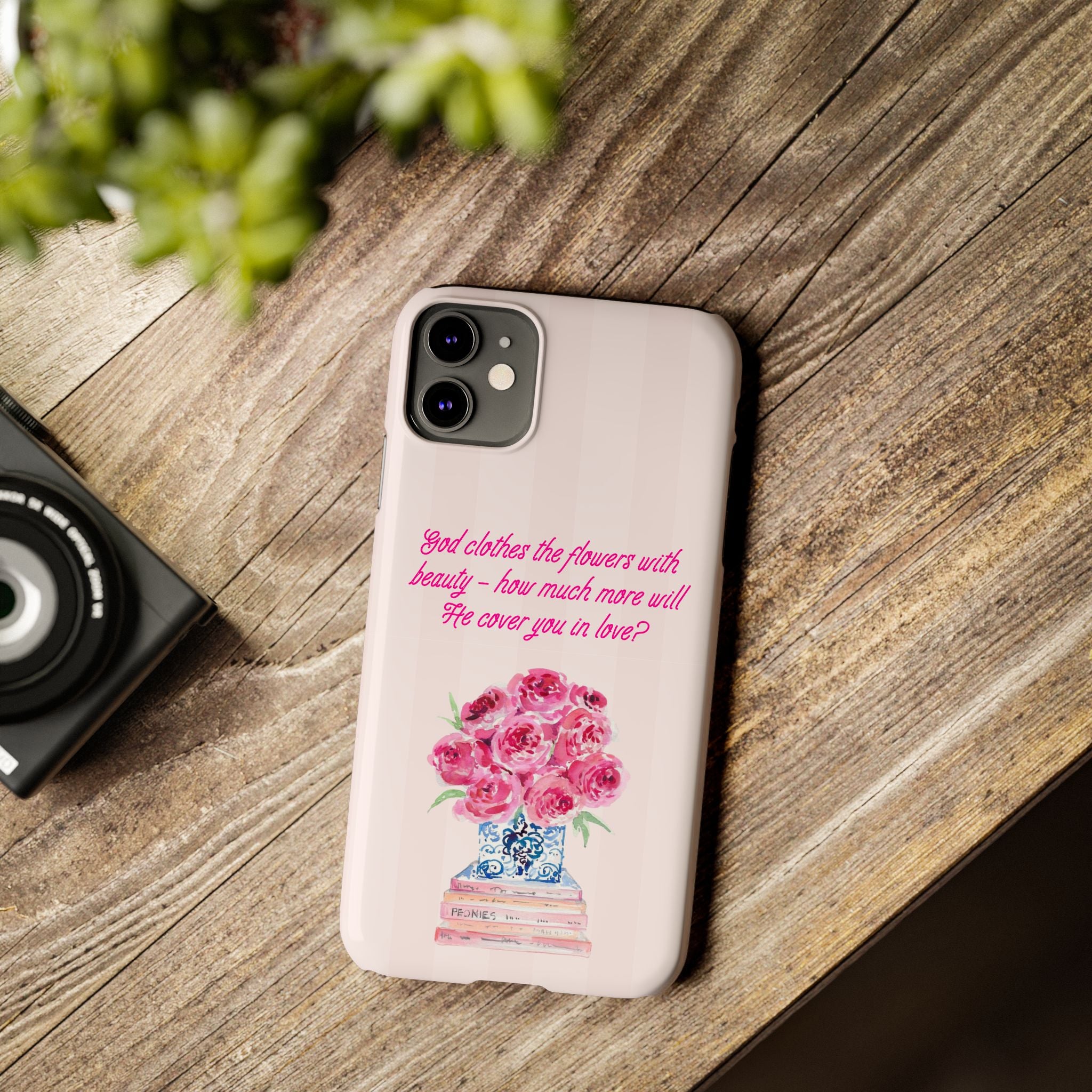 God Clothes The Flowers In Beauty Calling iPhone Case