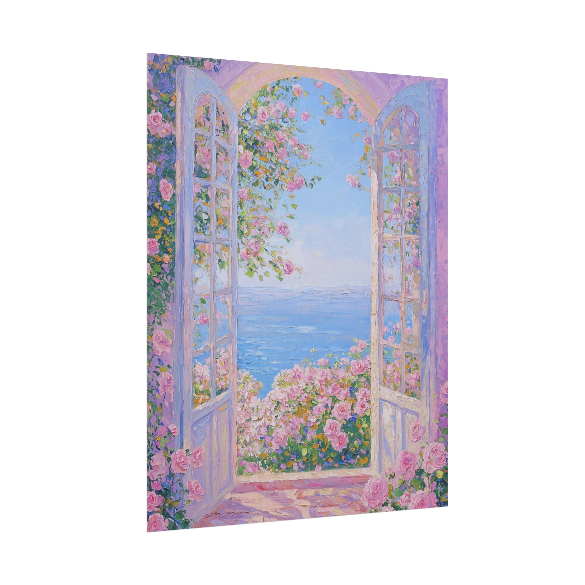 Flower Balcony Unframed Poster
